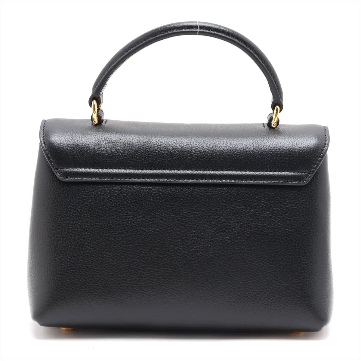 Triomphe Teen Nino Leather 2-Way Handbag, Black — view 2