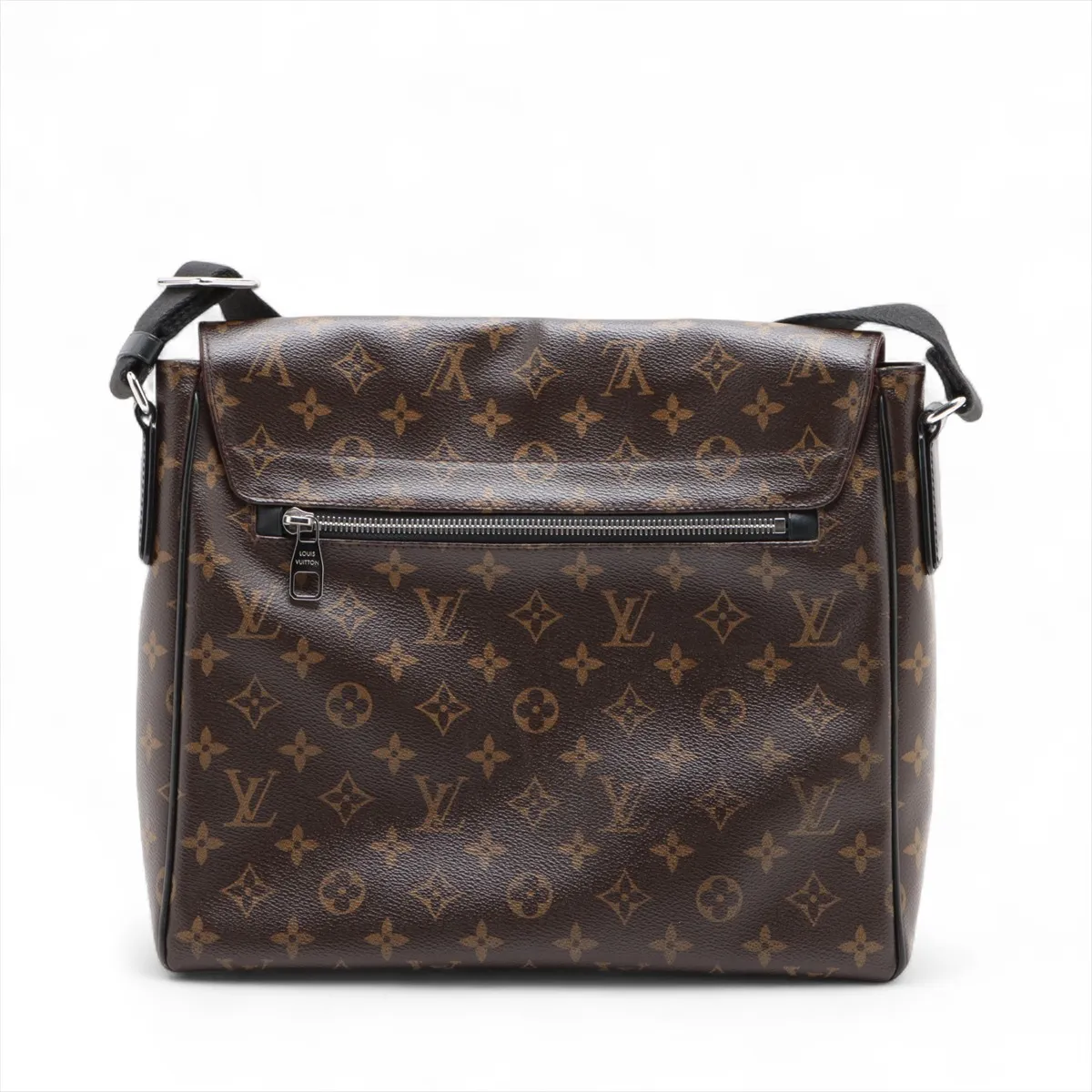 Monogram Macassar District MM M40934 FL2193 Brown x Black, Flap magnet missing — view 2