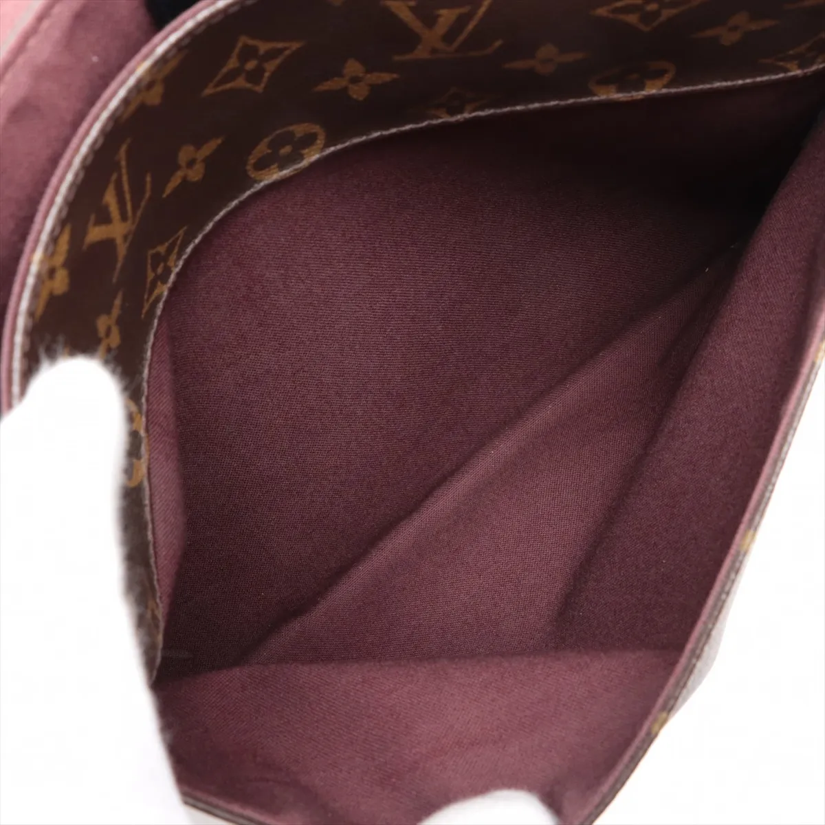 Monogram Macassar District MM M40934 FL2193 Brown x Black, Flap magnet missing — view 7