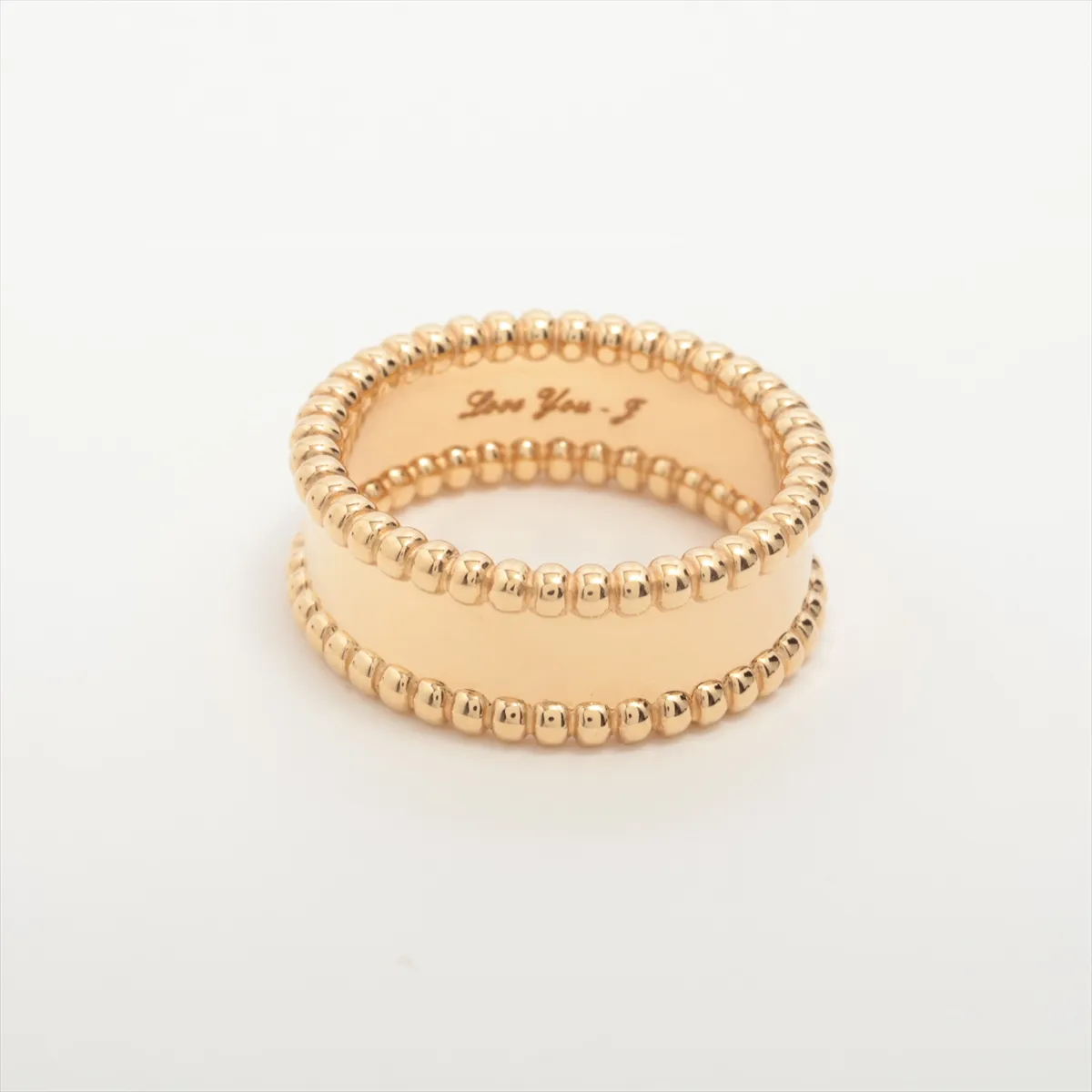 Perlee Signature Ring, 750 (Yellow Gold), 8.9g, Size 55, Initials, JP438031 VCARO3Y655 — view 2