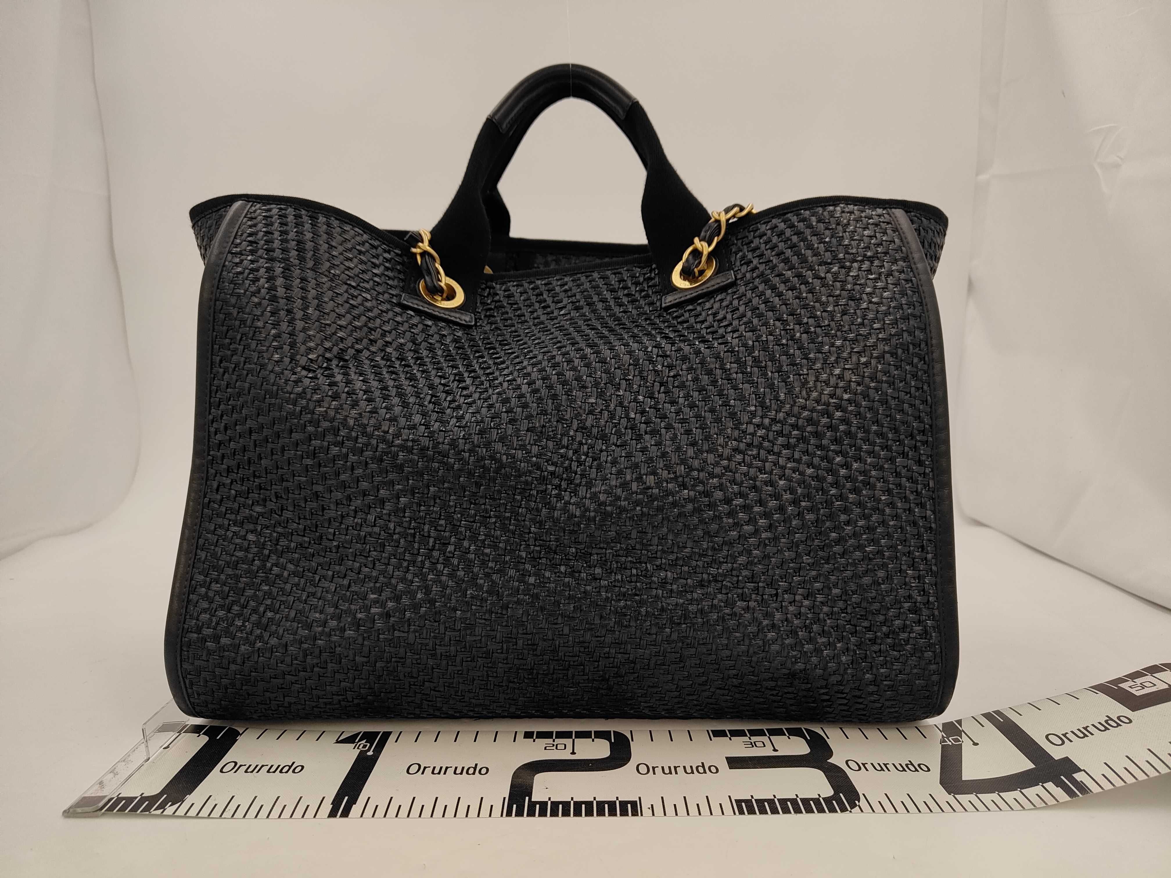 BAG DEAUVILLE RAFFIA 39CM NO.31 W — view 2