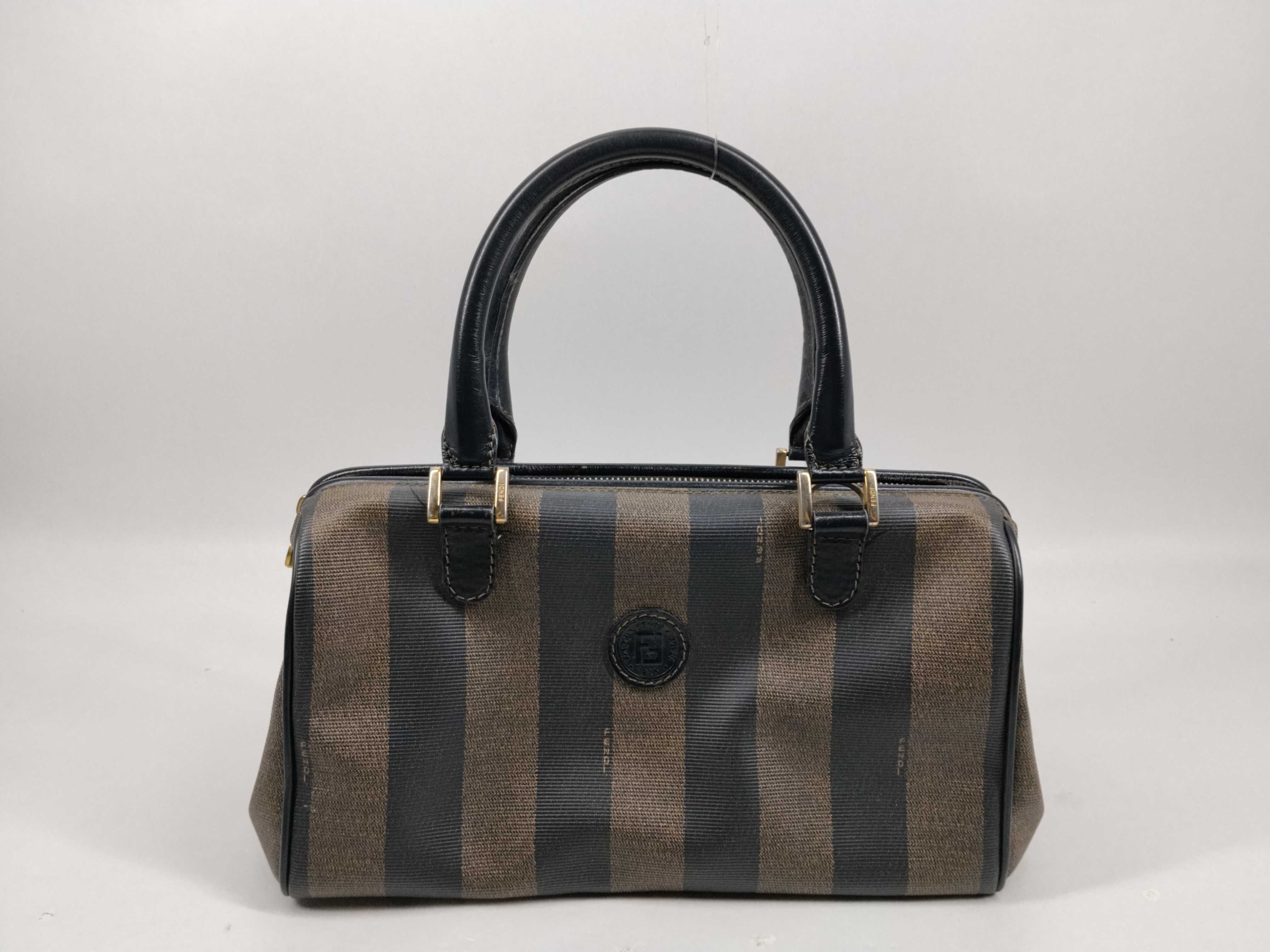Pecan Pattern Mini Boston Bag