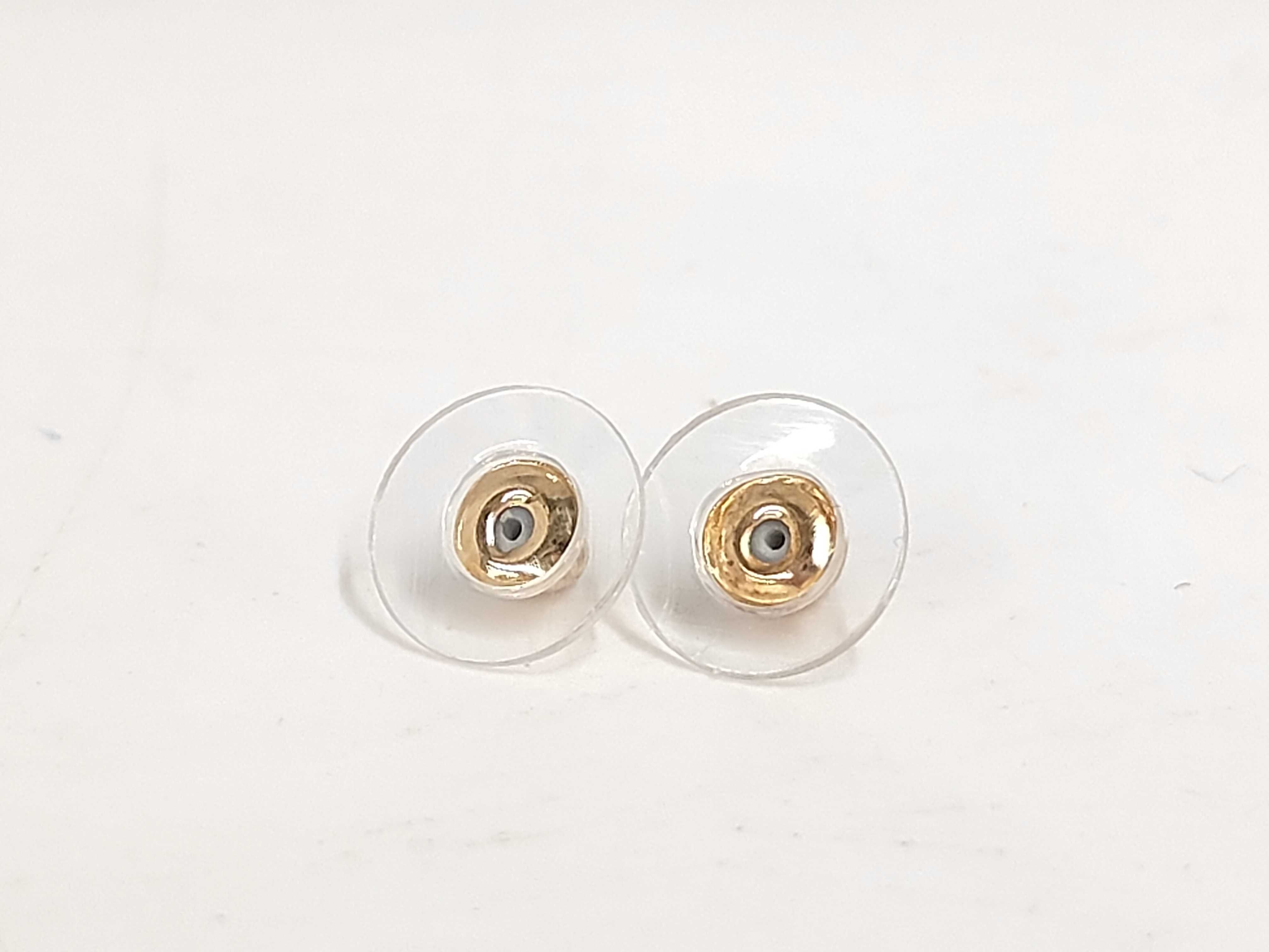 Cocomark rhinestone gold earrings — view 6