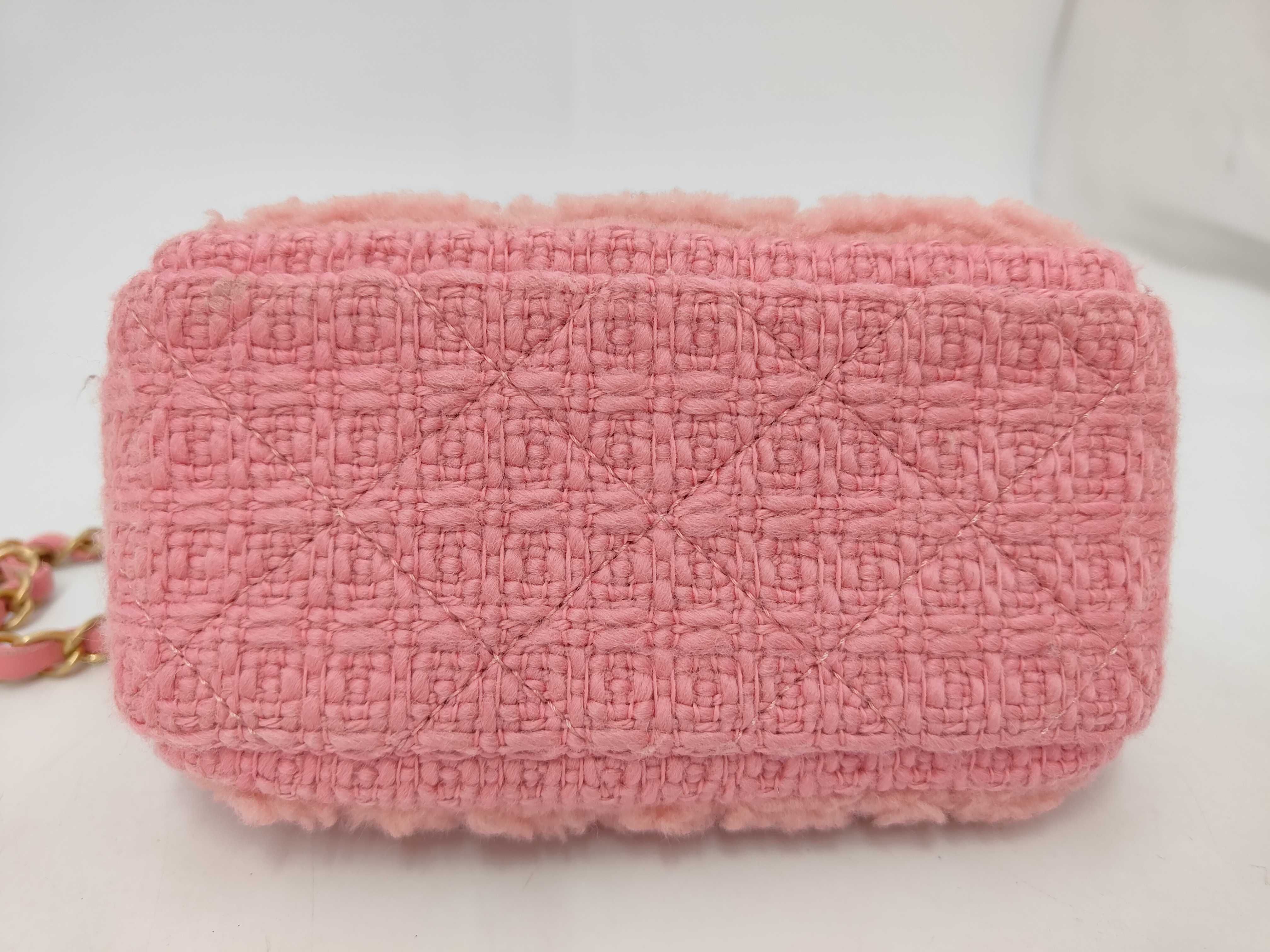 Mini Matelassé Shearling Shoulder Bag (Serial Number 30454443) — view 7