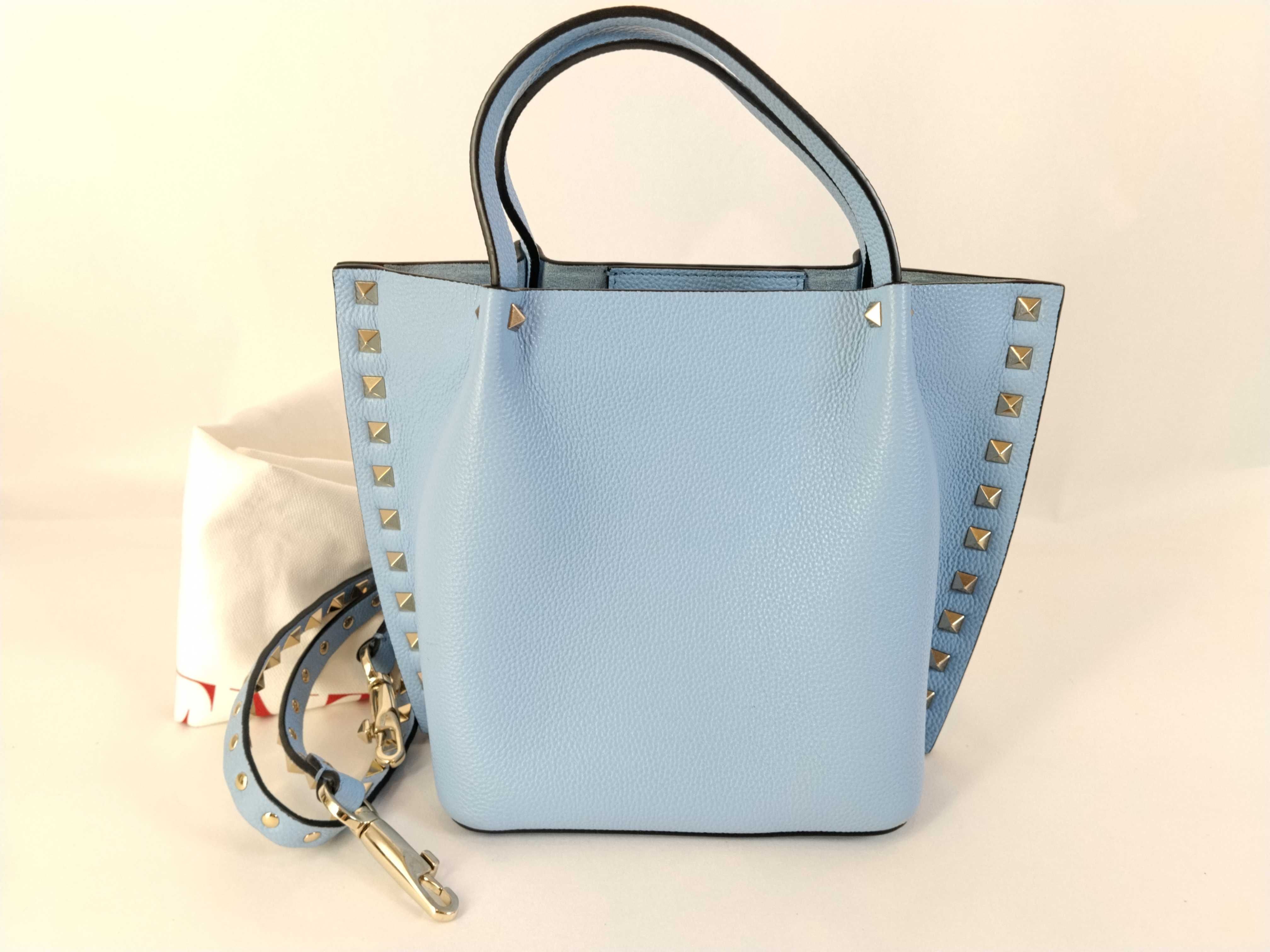 Rockstud Leather 2-Way Handbag
