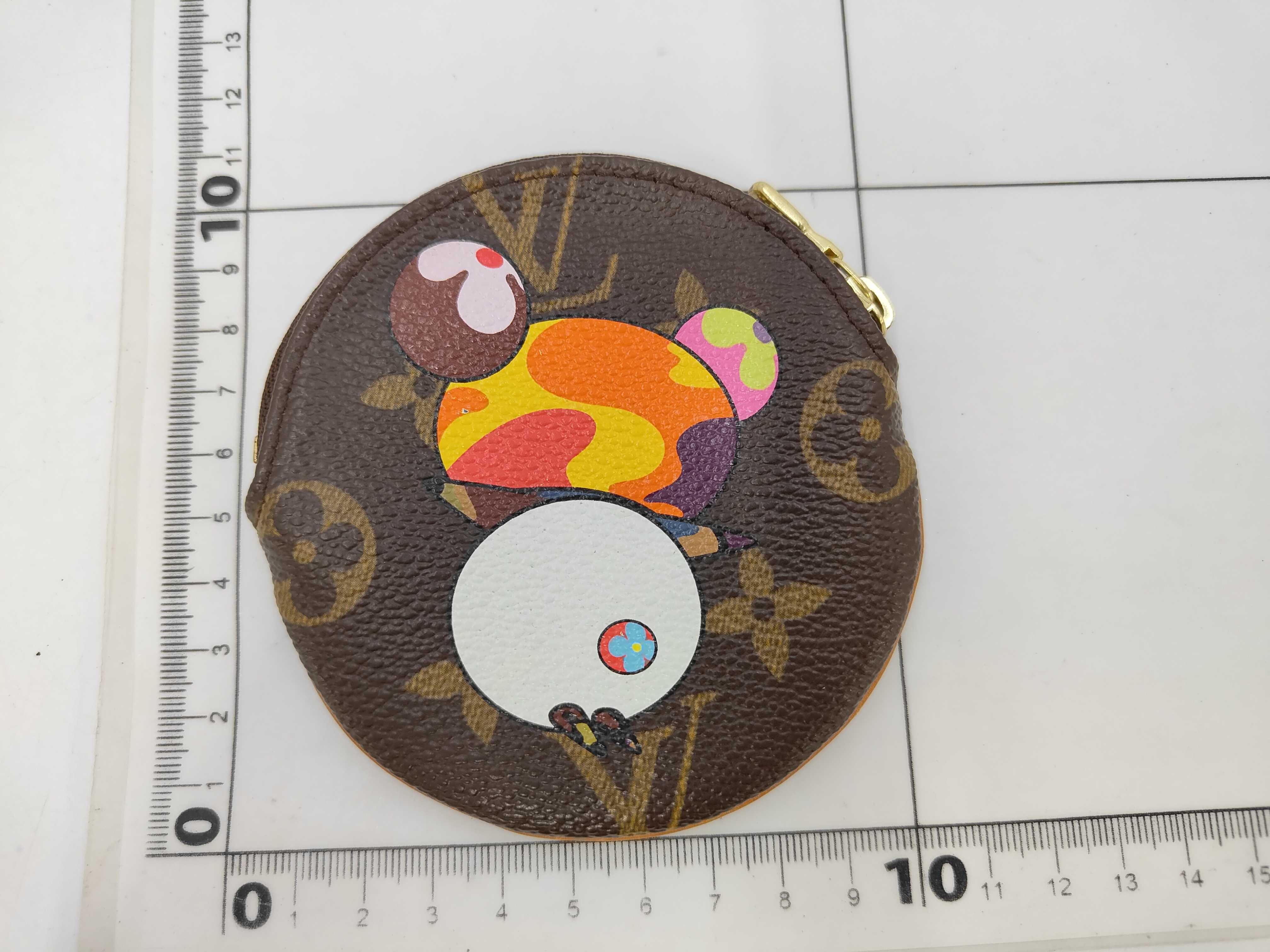 LV x Takashi Murakami Portemonnaie Long Monogram Panda Coin Case — view 2