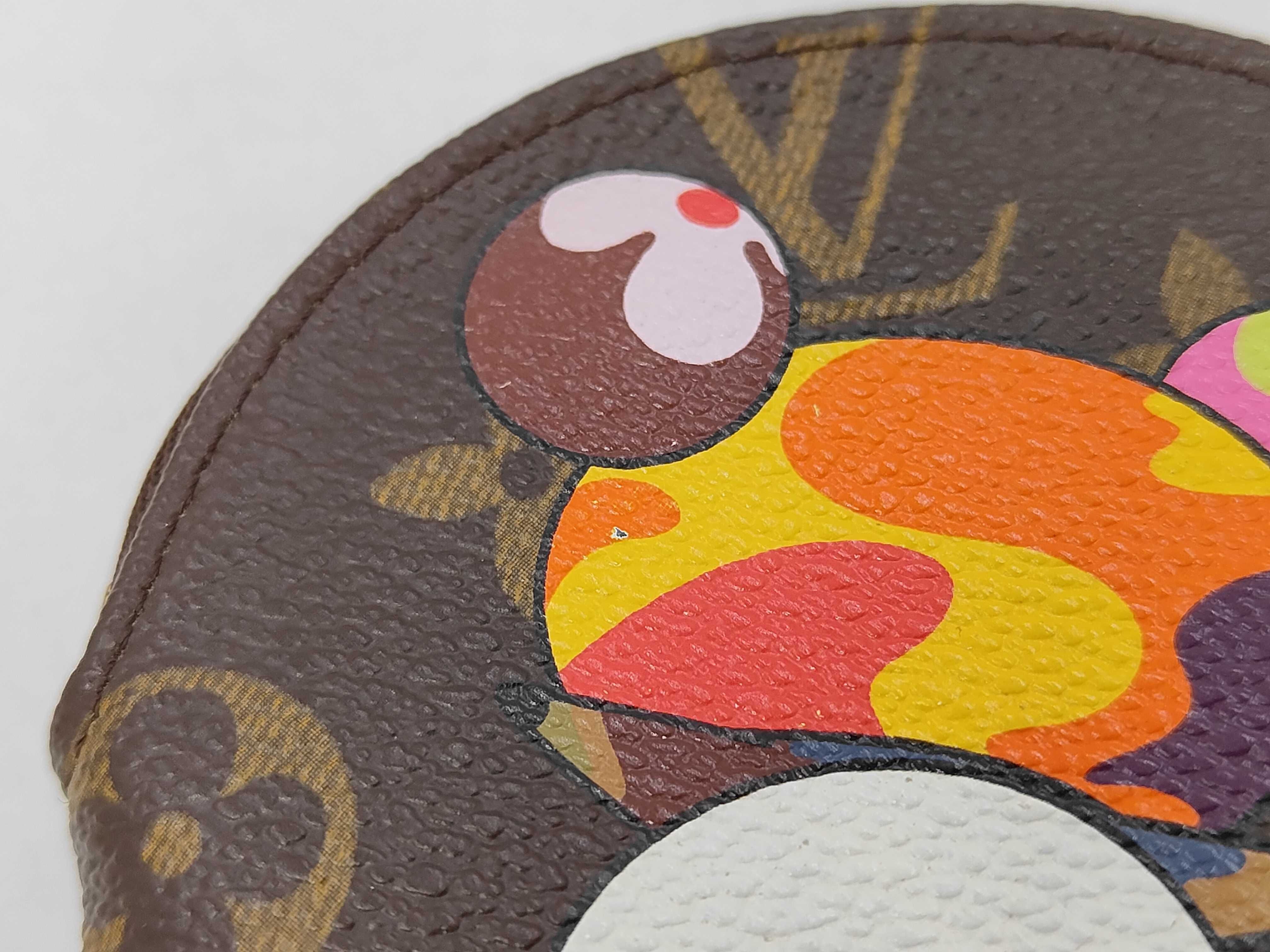 LV x Takashi Murakami Portemonnaie Long Monogram Panda Coin Case — view 10