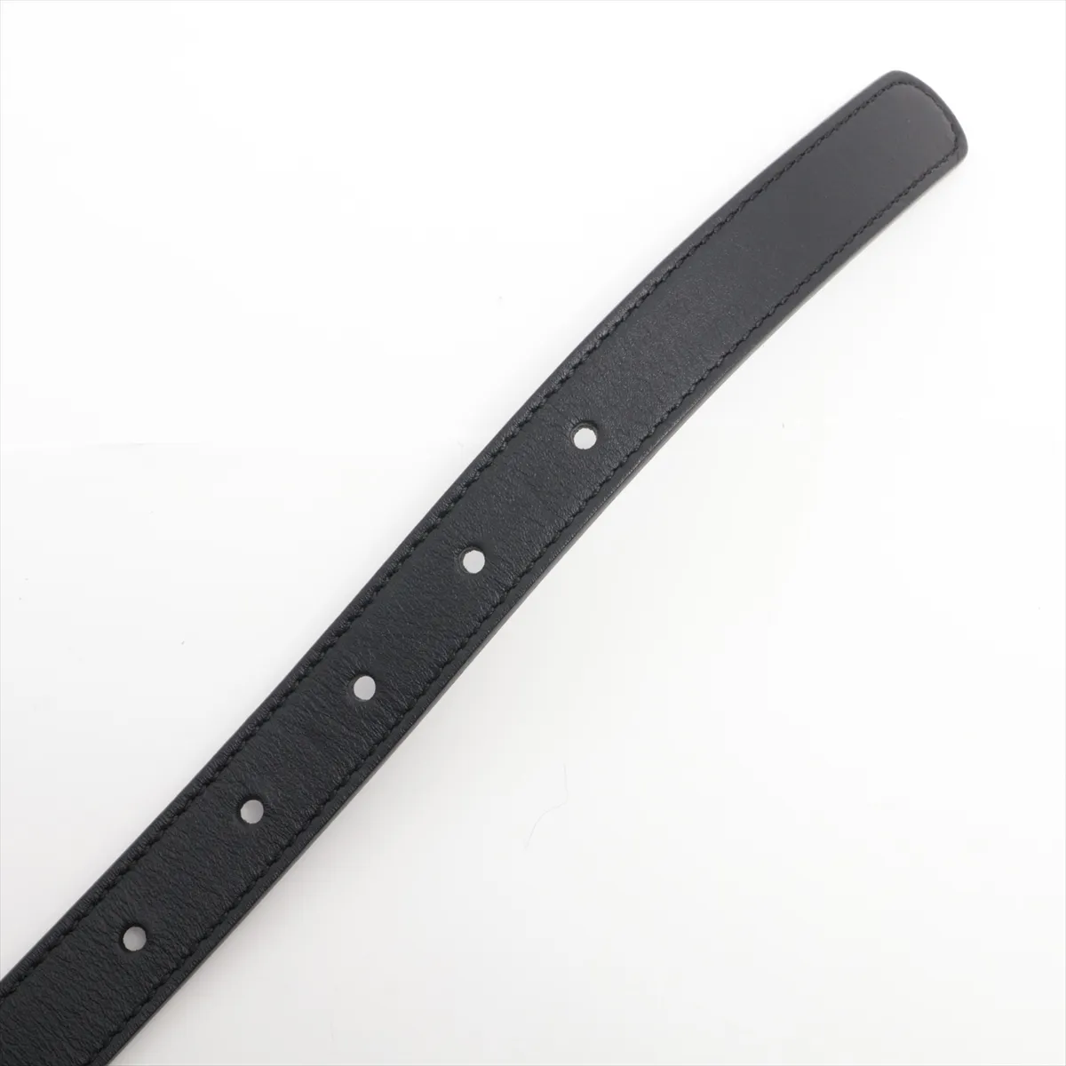 476342 GG Marmont Belt 70 Leather Black — view 3
