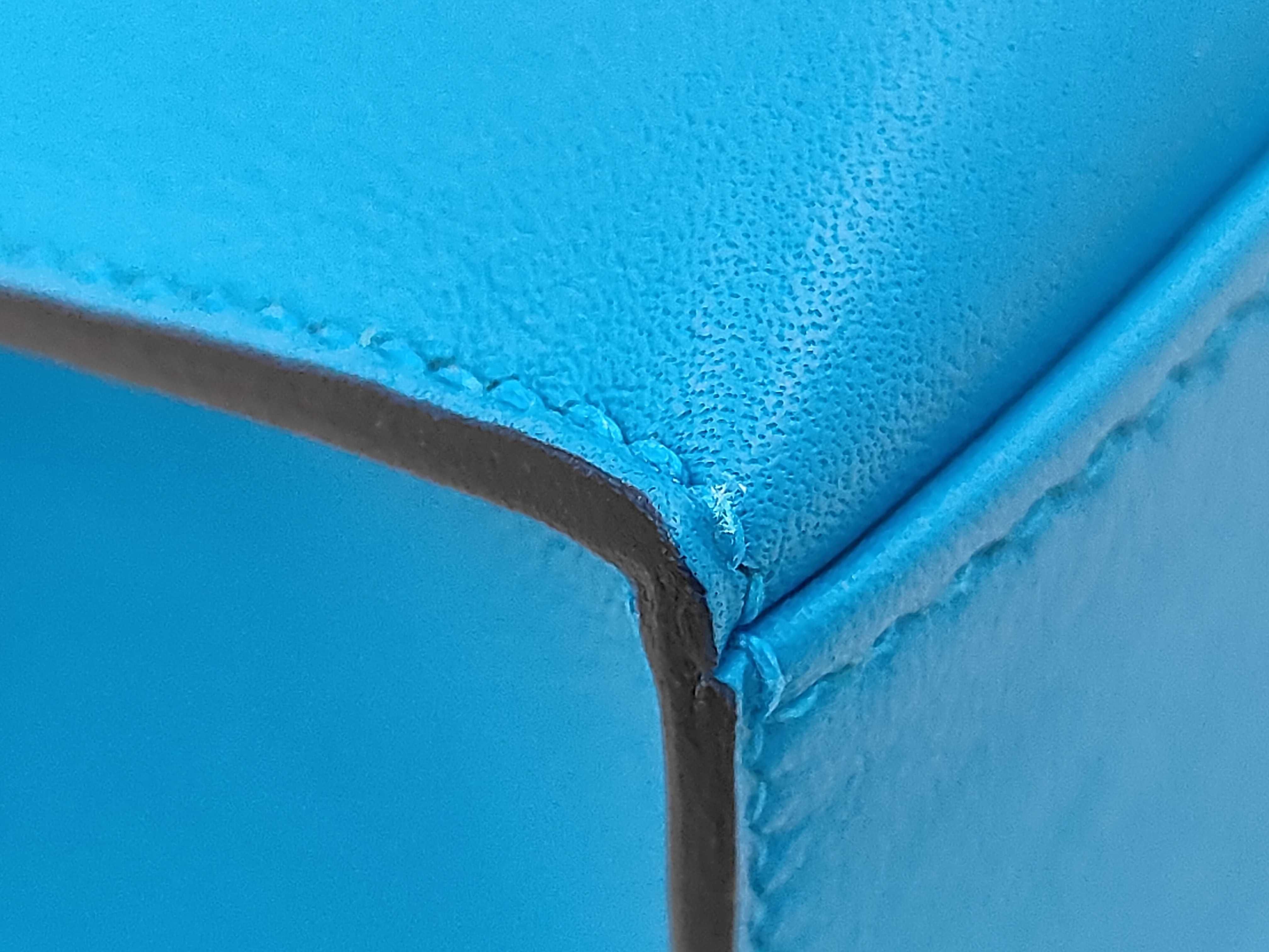 Pochette Kelly bag, blue with gold hardware, Y stamp. — view 4