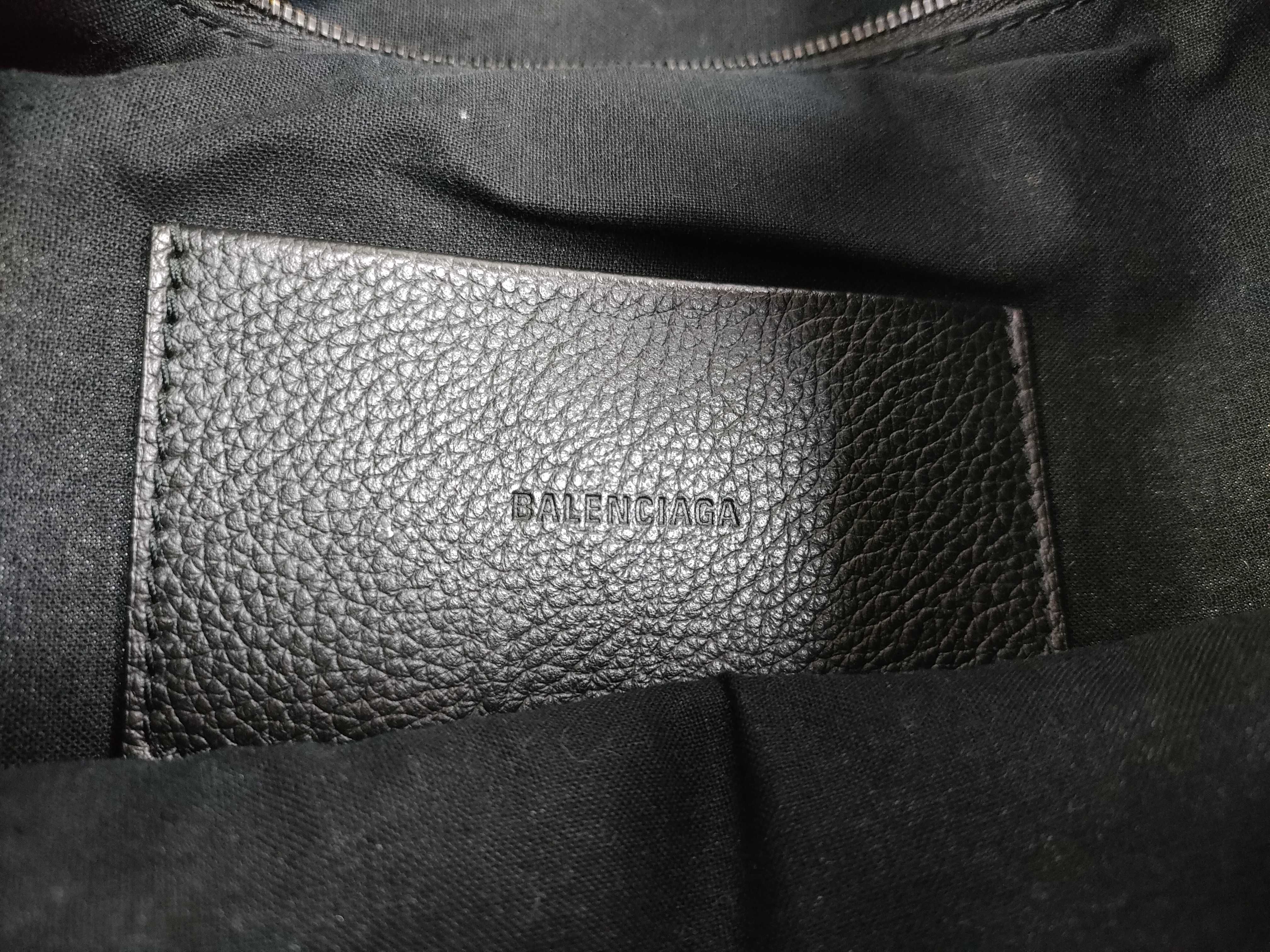 Leather 2-Way Tote Bag Black 644731 Handbag — view 11