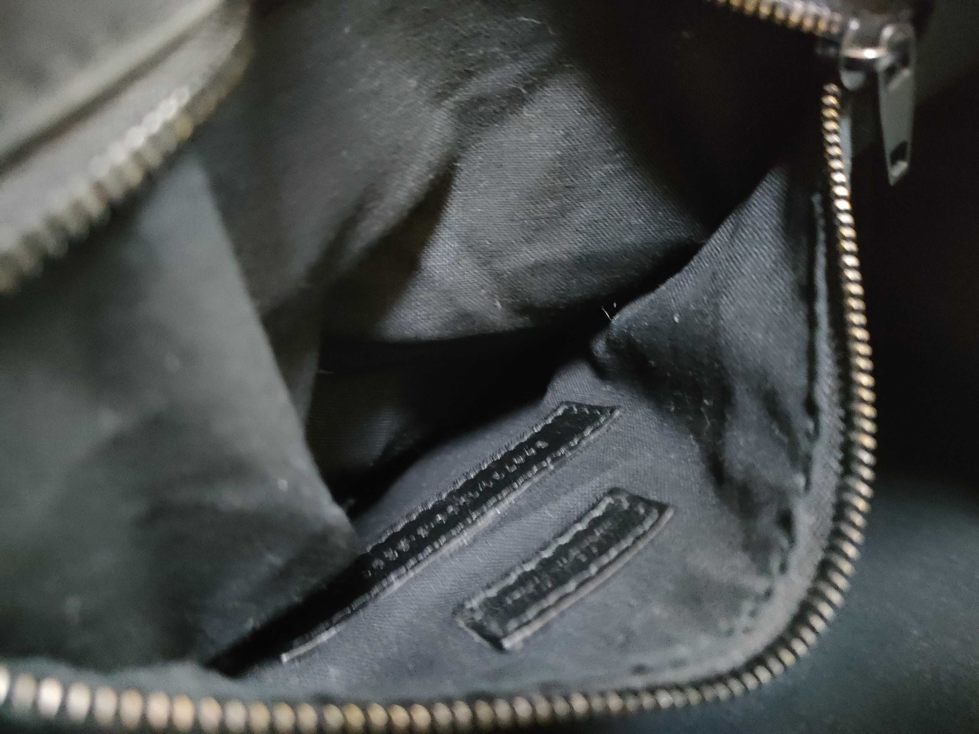 Leather 2-Way Tote Bag Black 644731 Handbag — view 12