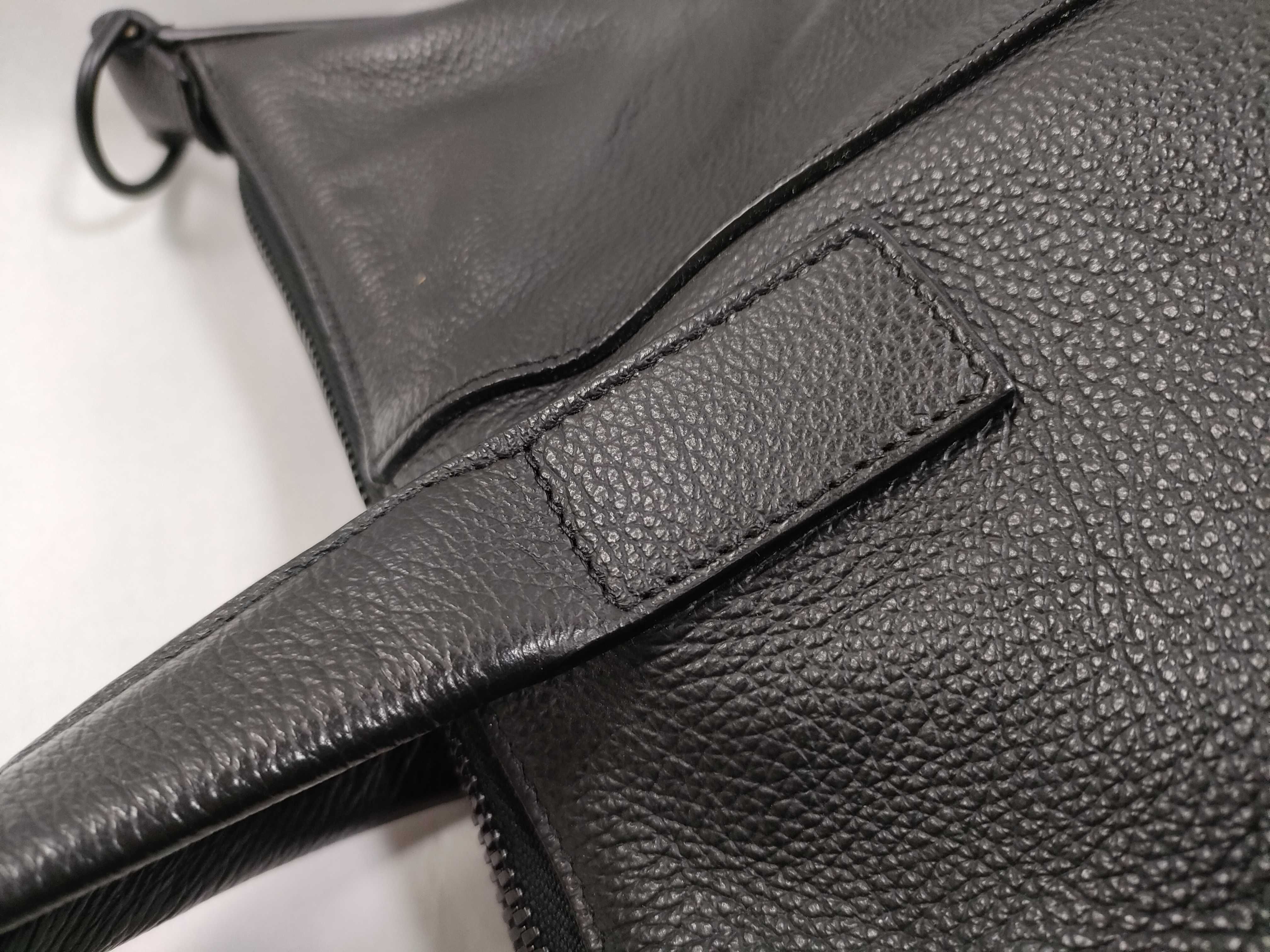 Leather 2-Way Tote Bag Black 644731 Handbag — view 5