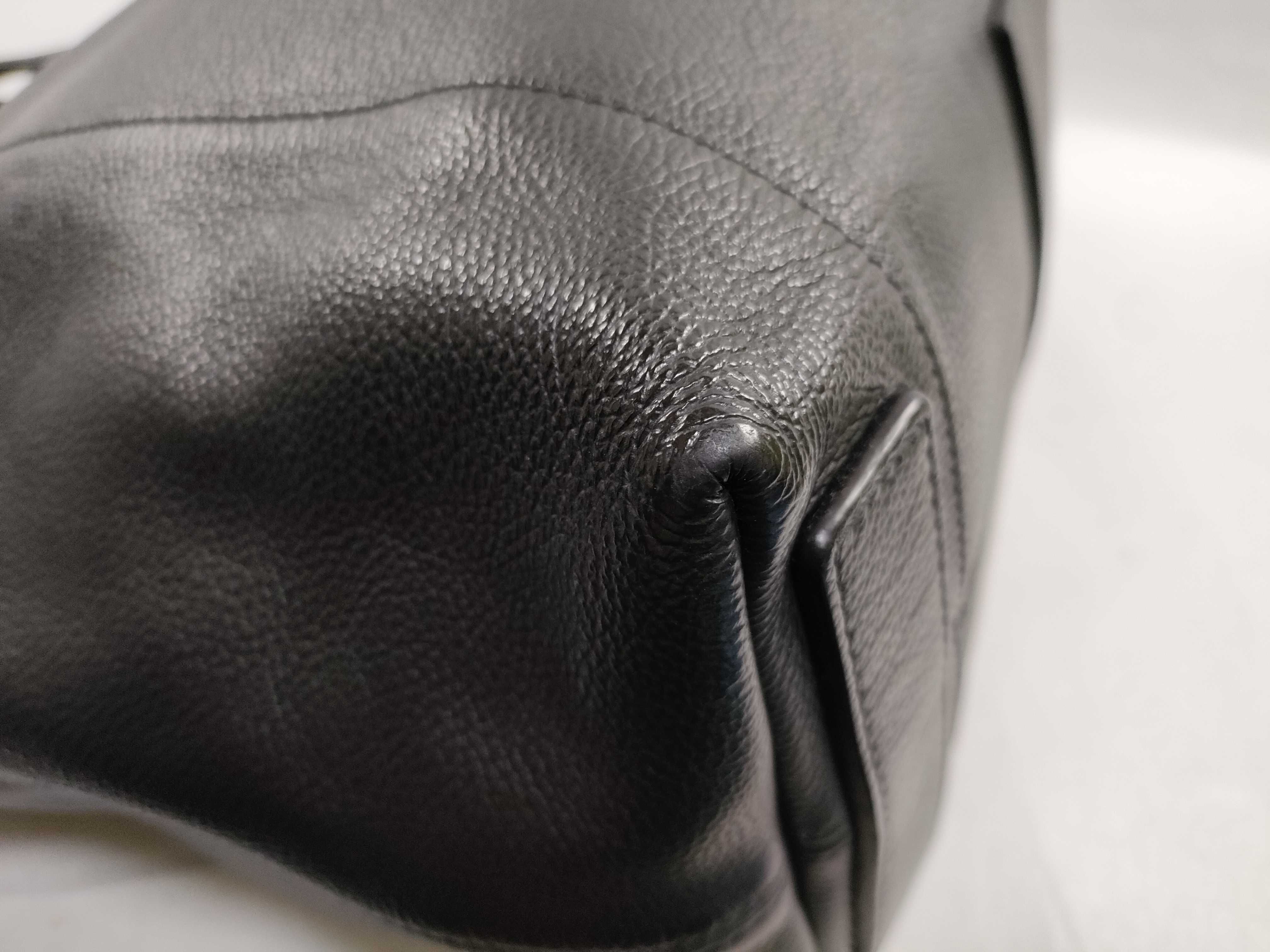 Leather 2-Way Tote Bag Black 644731 Handbag — view 6