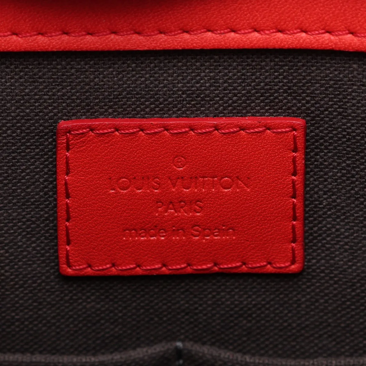 Damier Infini Tadao PM N41268 CA0164 Red — view 14