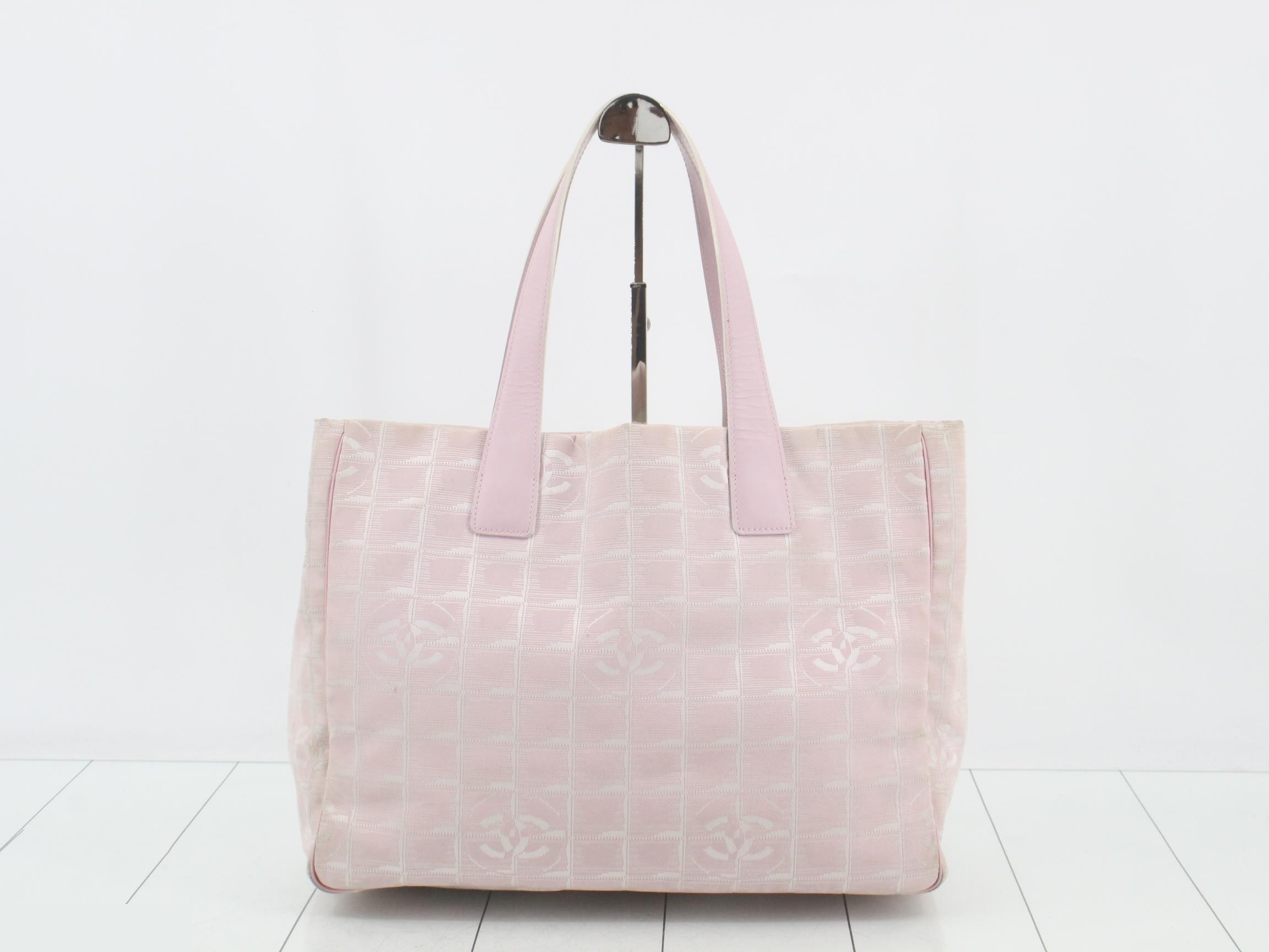 Nylon Neutral Tote MM Pink