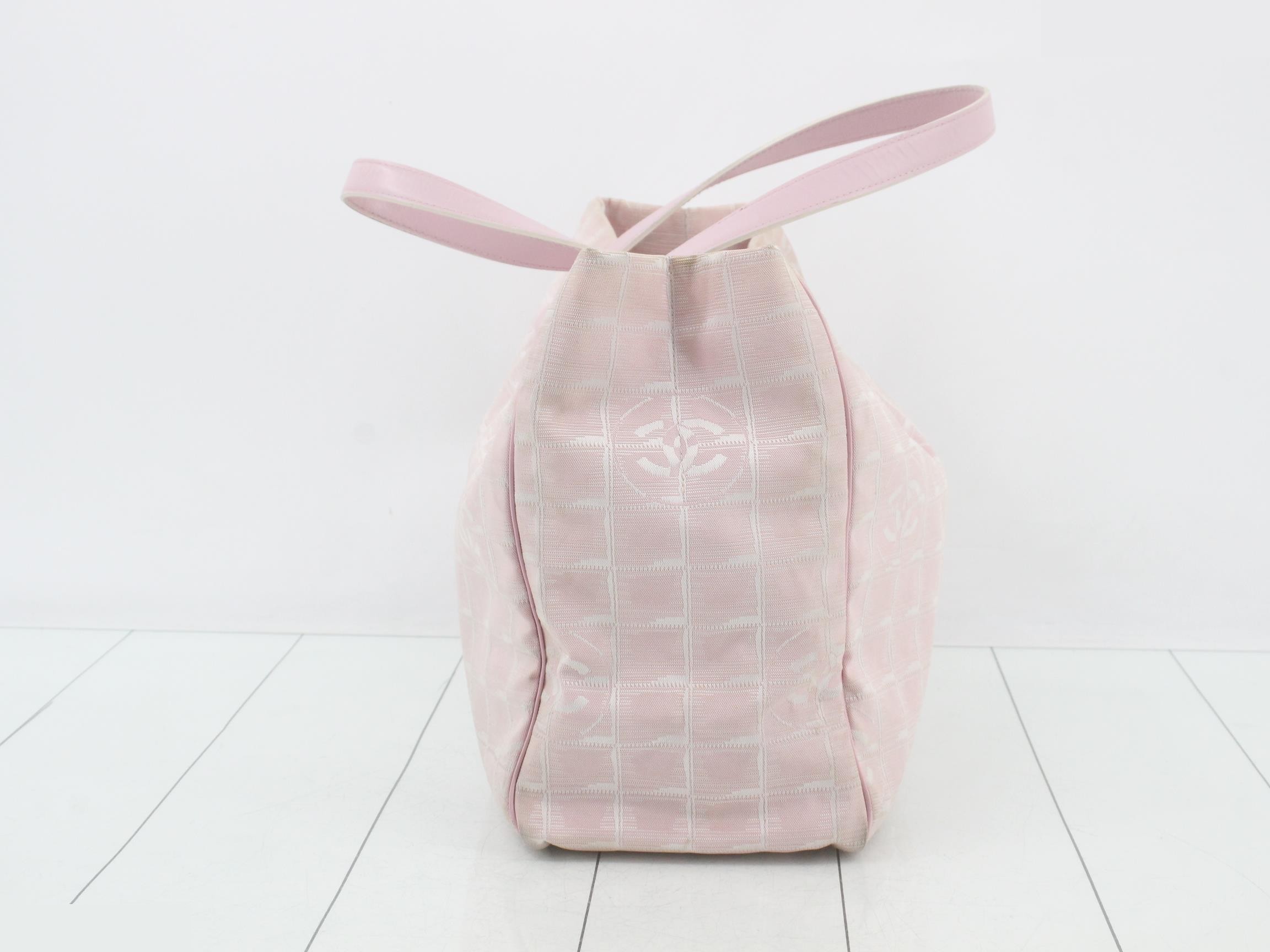Nylon Neutral Tote MM Pink — view 3