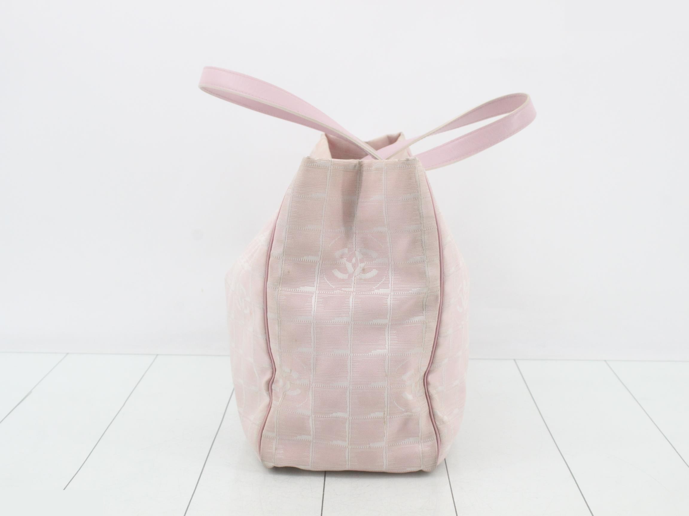 Nylon Neutral Tote MM Pink — view 4