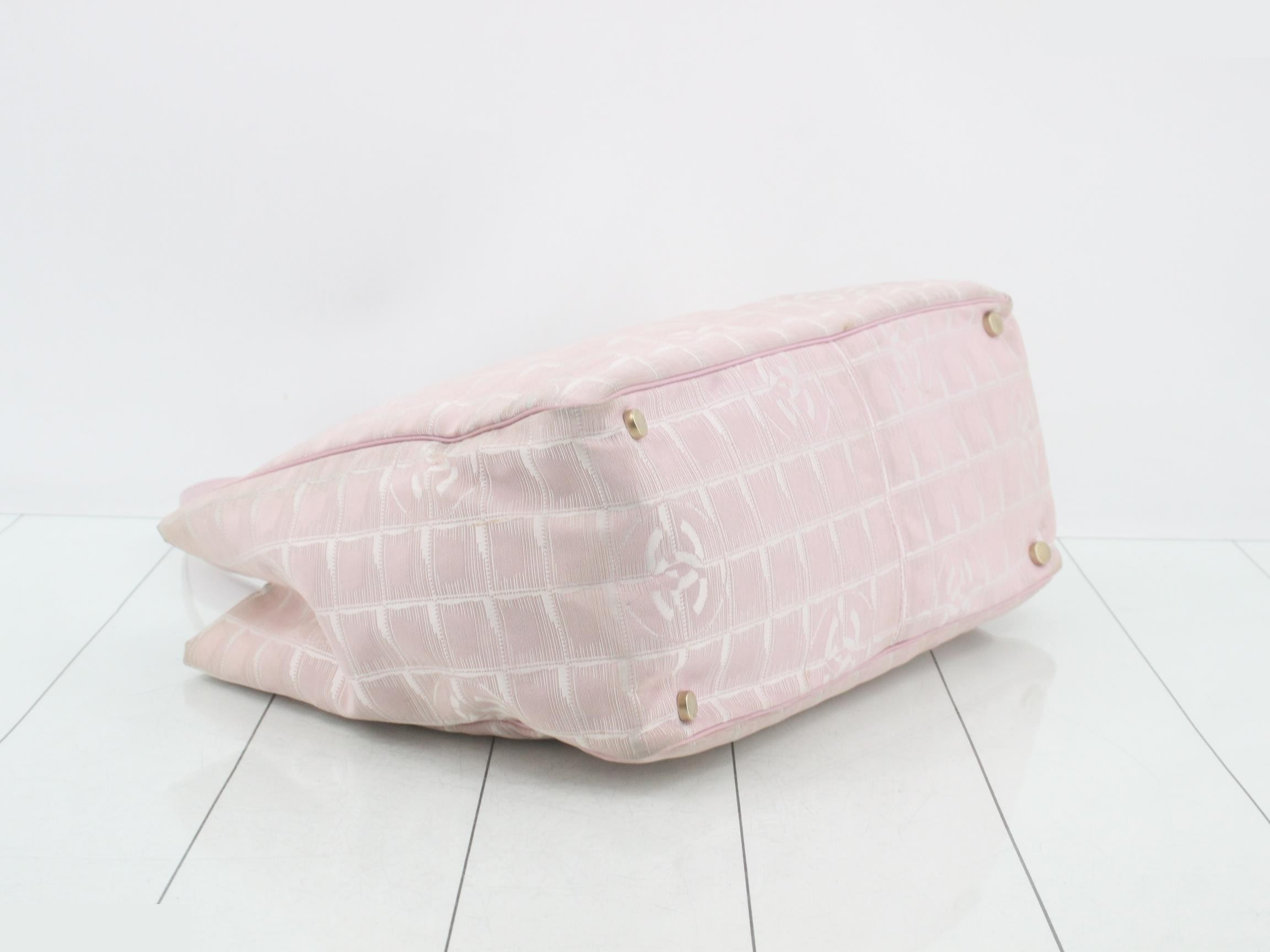Nylon Neutral Tote MM Pink — view 5