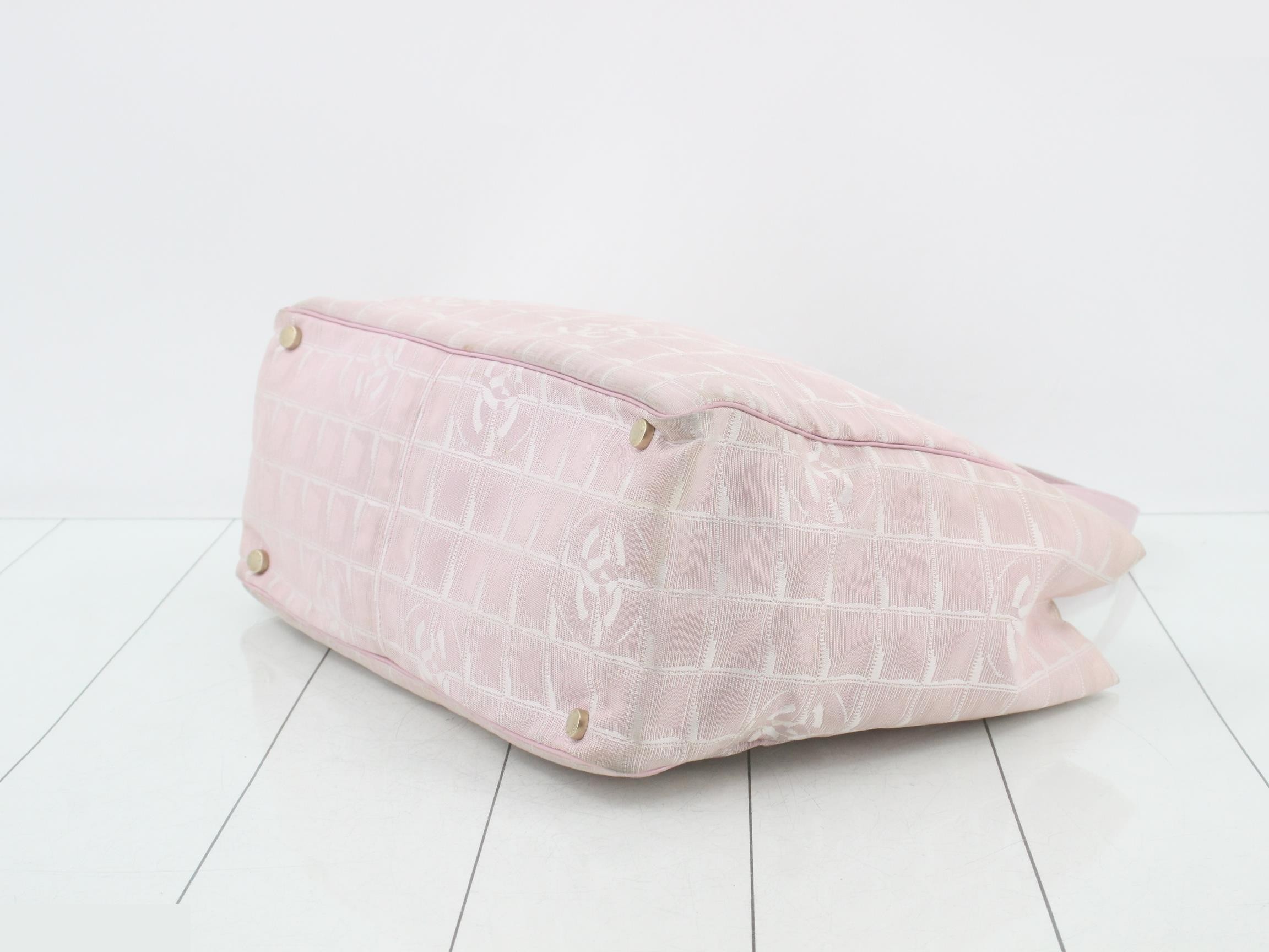 Nylon Neutral Tote MM Pink — view 6
