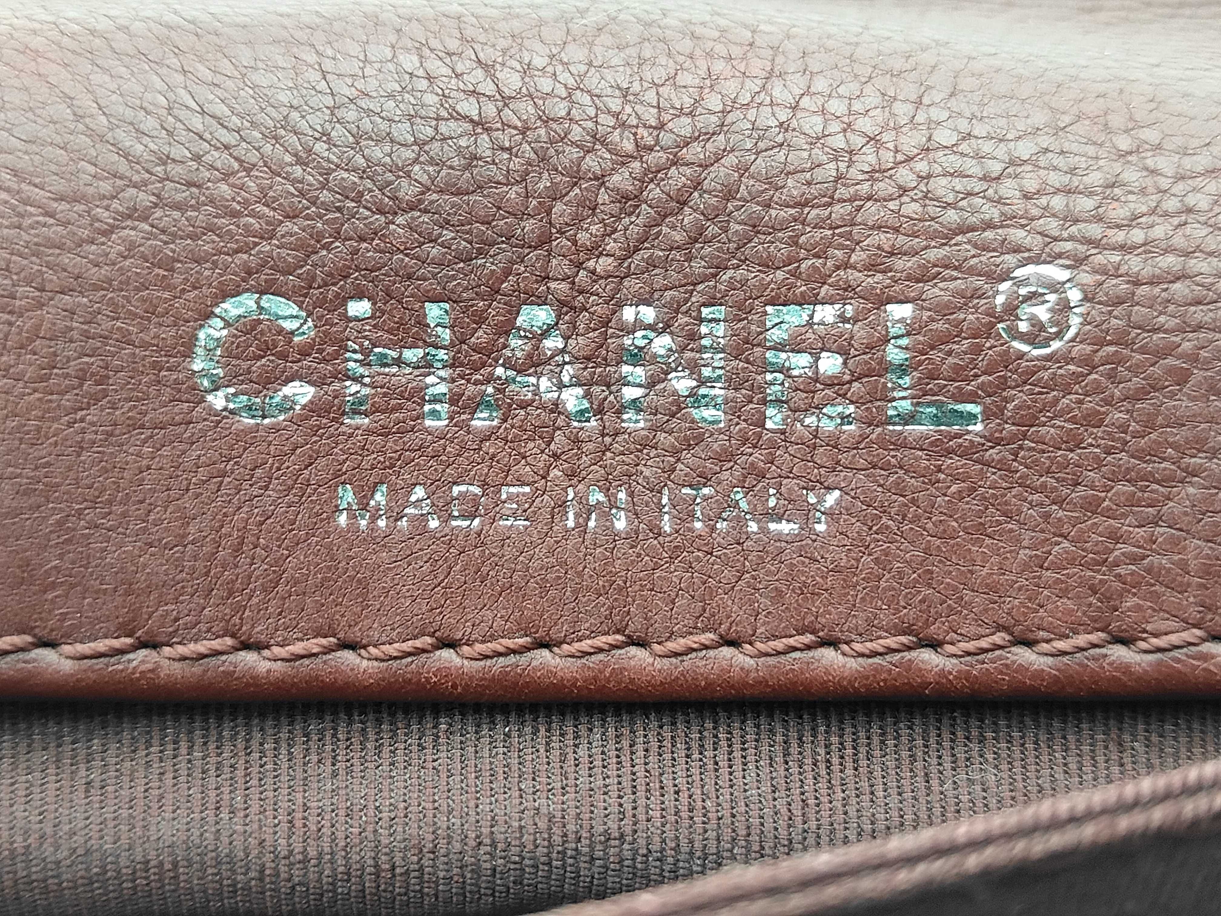 Boy Chanel Lambskin Burgundy Chain Shoulder Bag — view 11