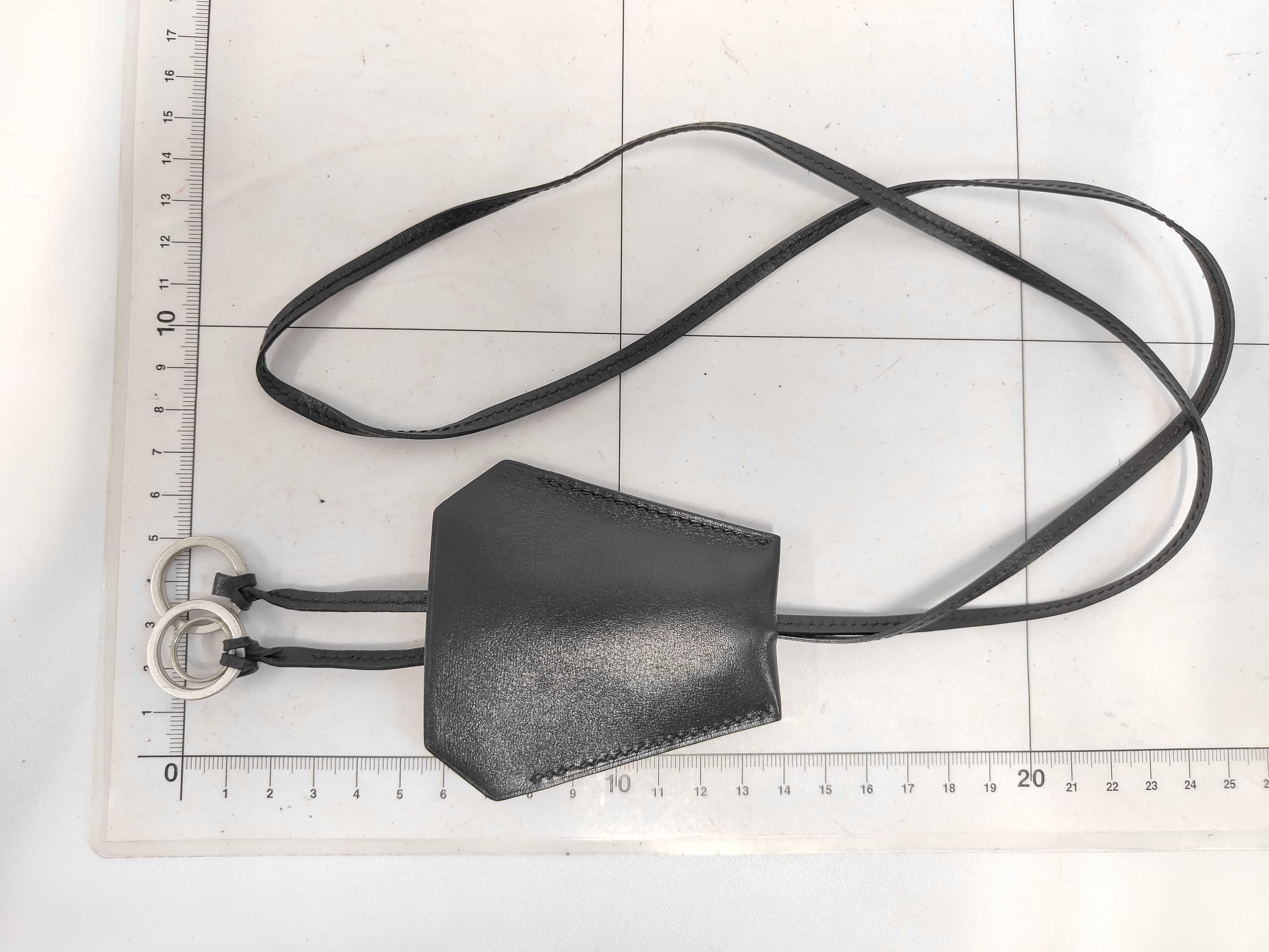 Clochette Necklace Black D Stamp Necklace — view 2