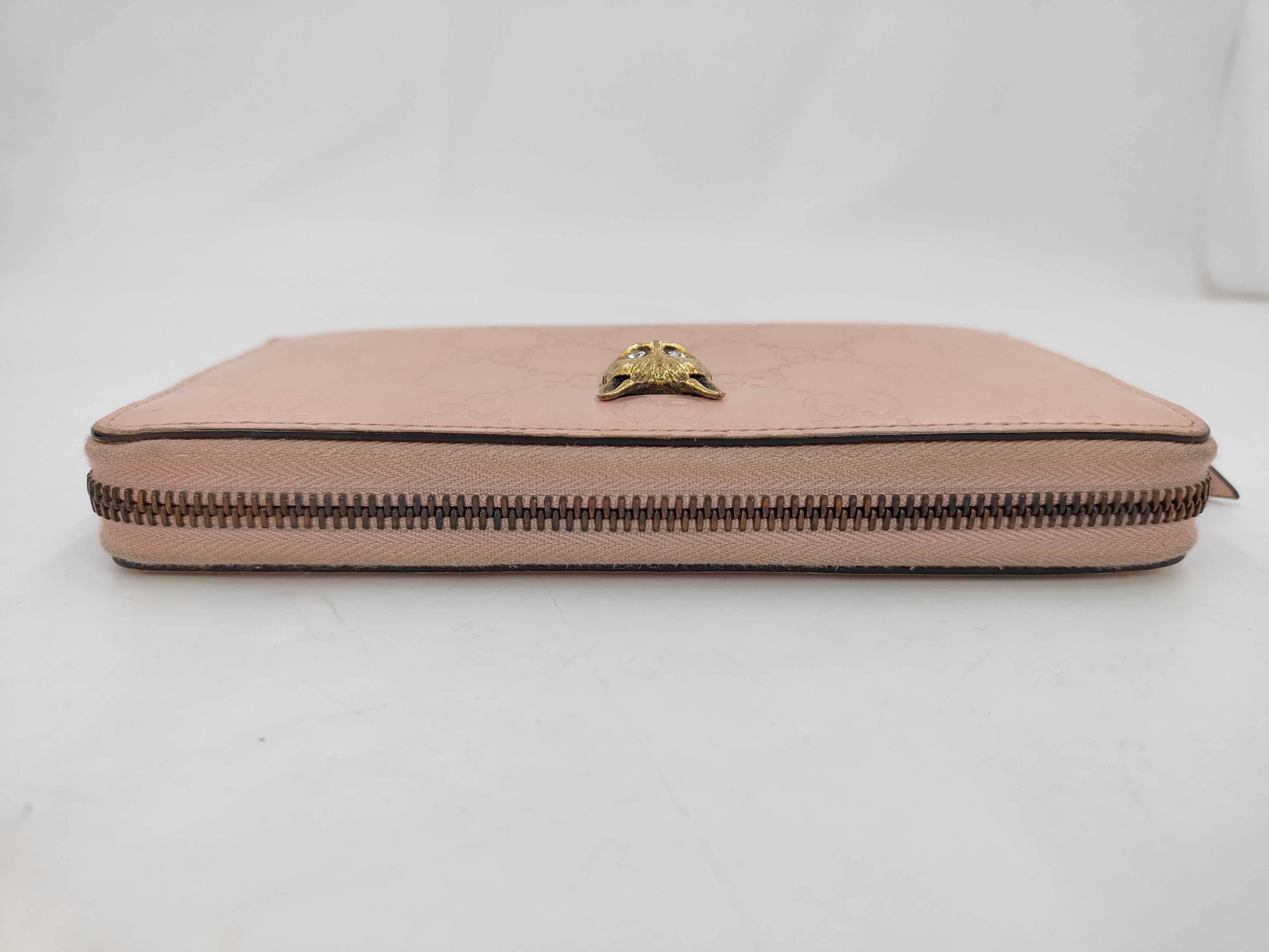 Long Wallet, Linea Cat, Shima Leather, Round Zipper Wallet — view 5