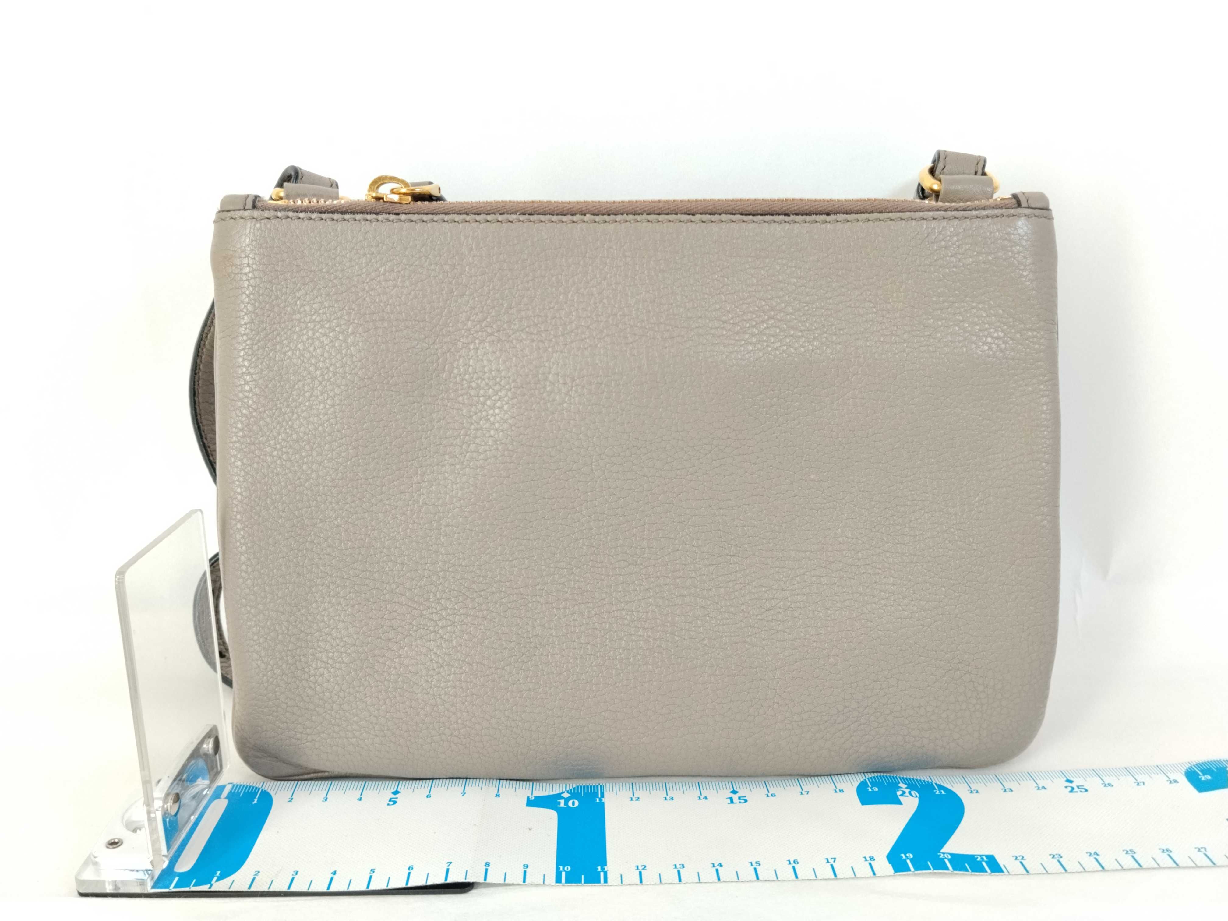 Leather Shoulder Bag Beige Prada Vitello Phoenix Leather Shoulder Bag Beige 1BH046 Shoulder Bag — view 2