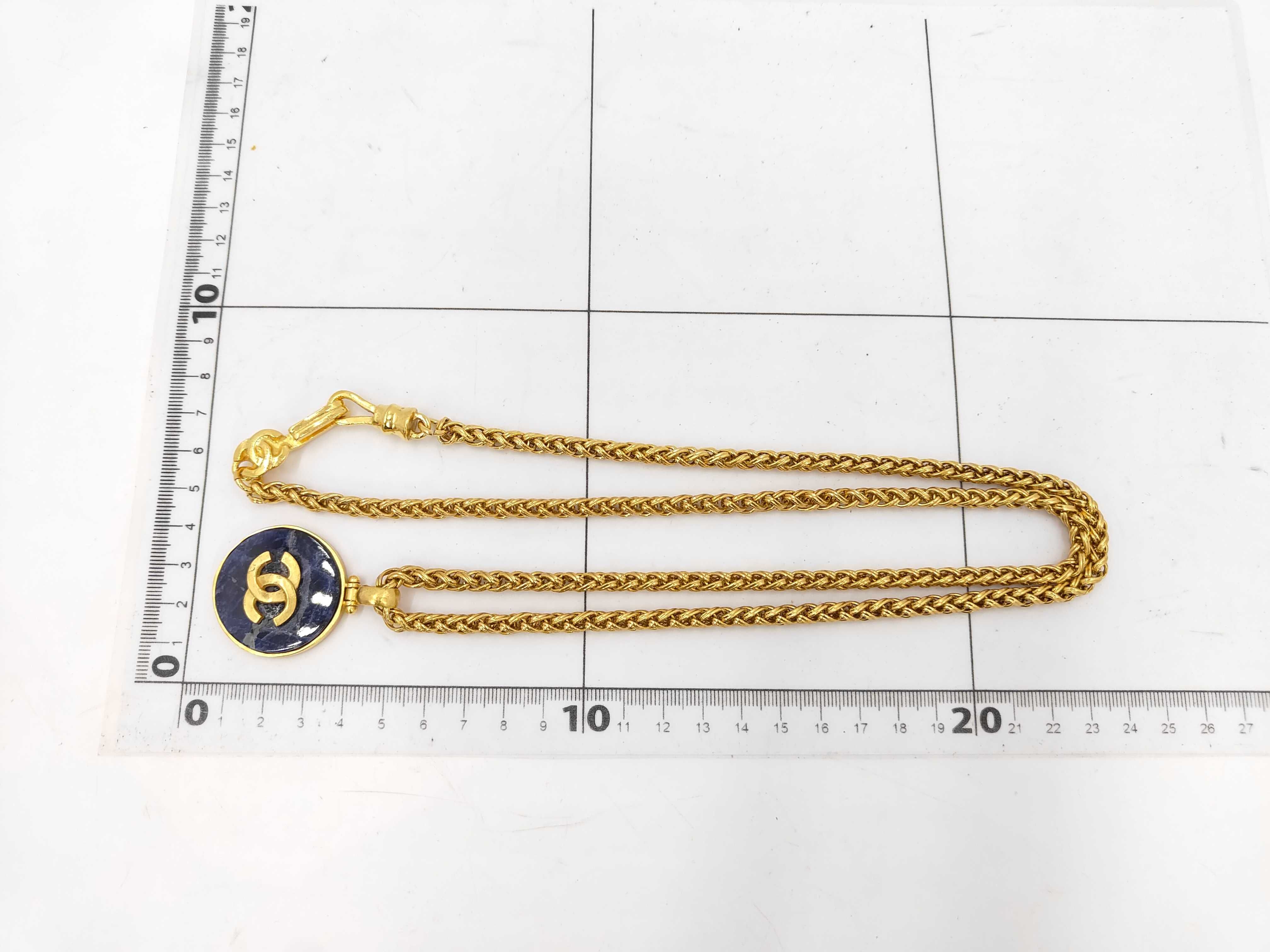 round stone necklace — view 7