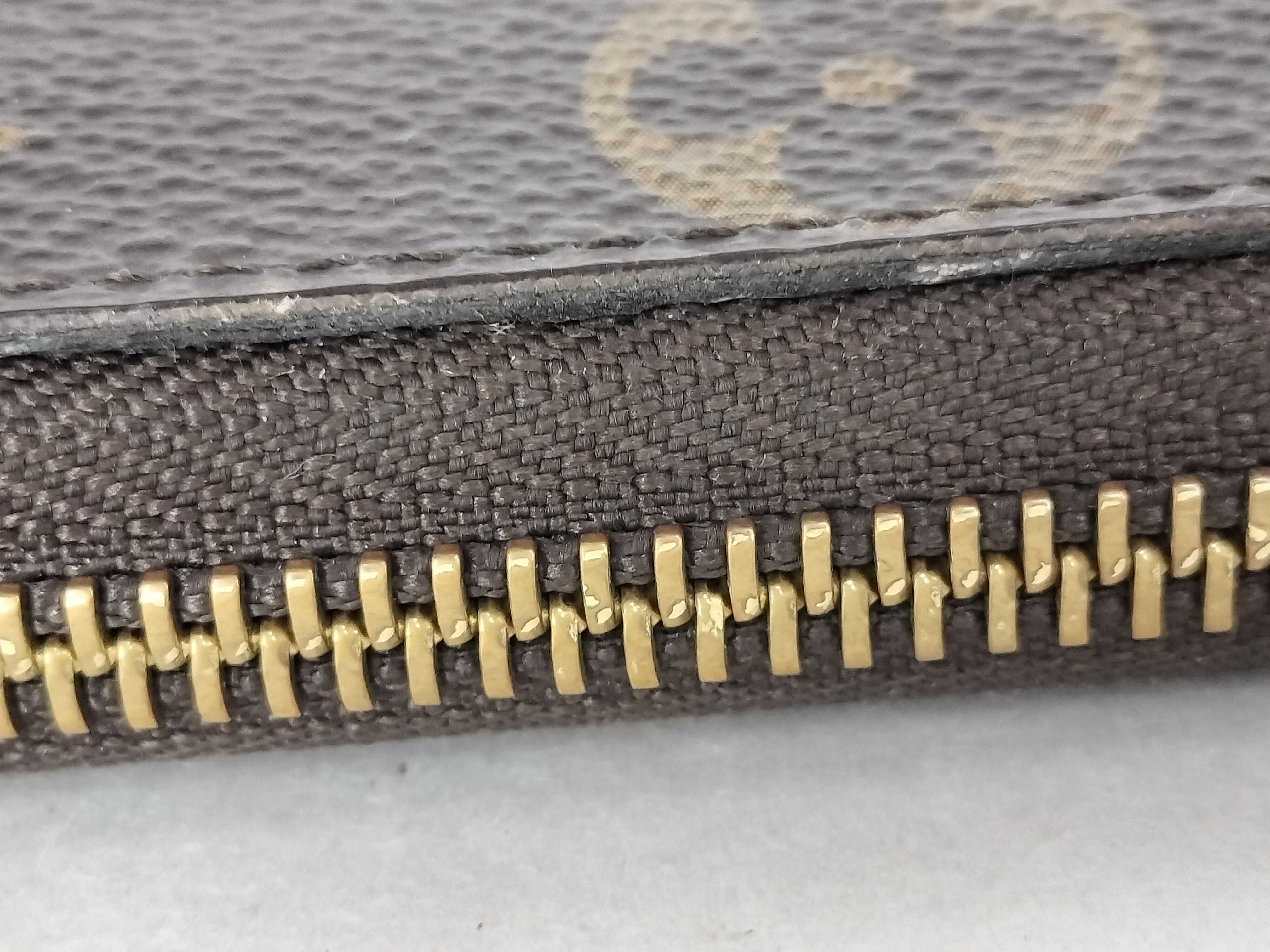 Monogram Zippy Wallet with Flower Charm — view 6