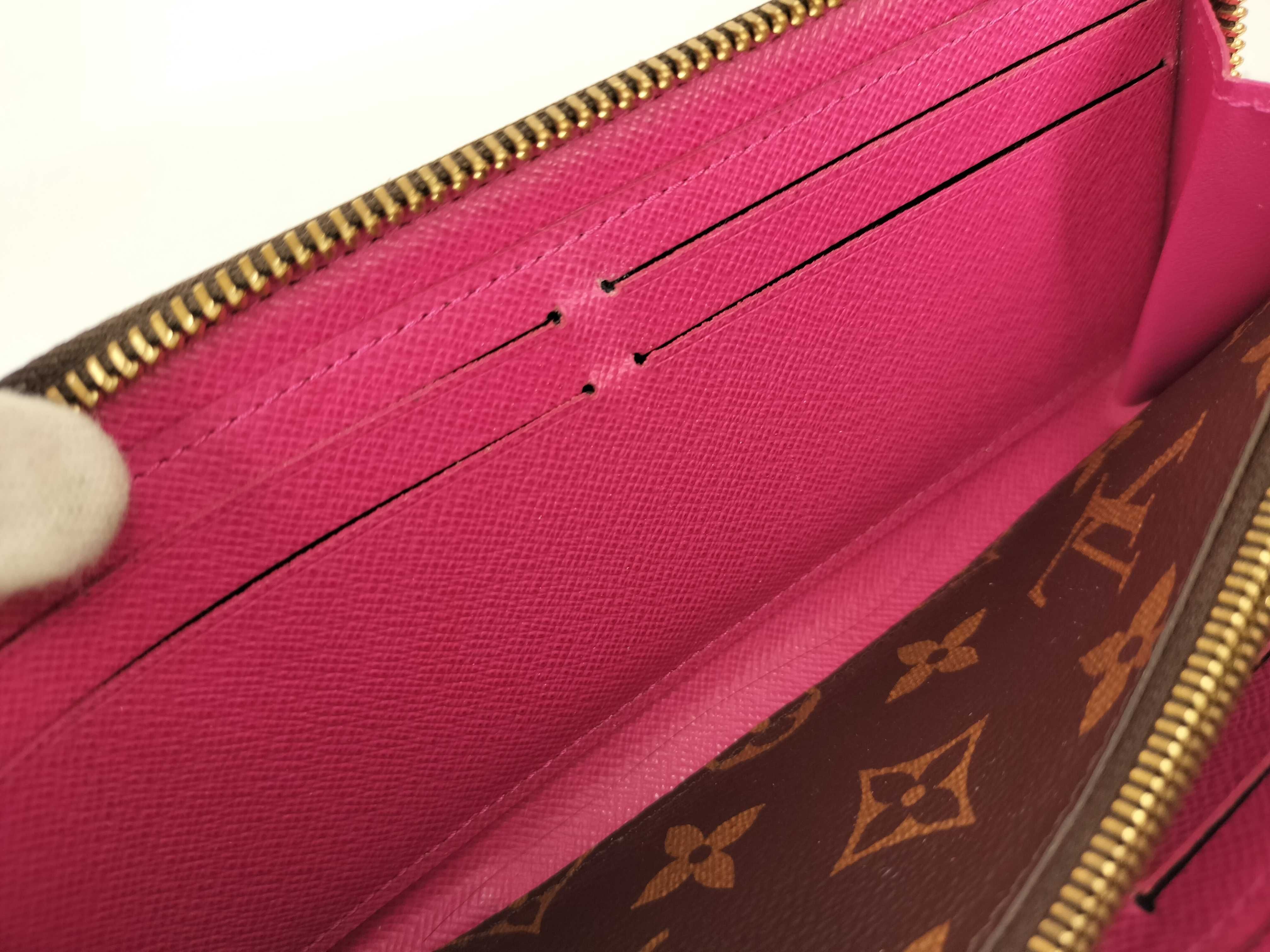 Monogram Zippy Wallet with Flower Charm — view 10