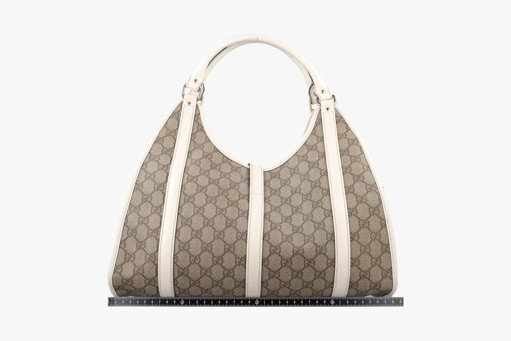 New Jackie PVC Coated Canvas x Leather Brown x White — view 2