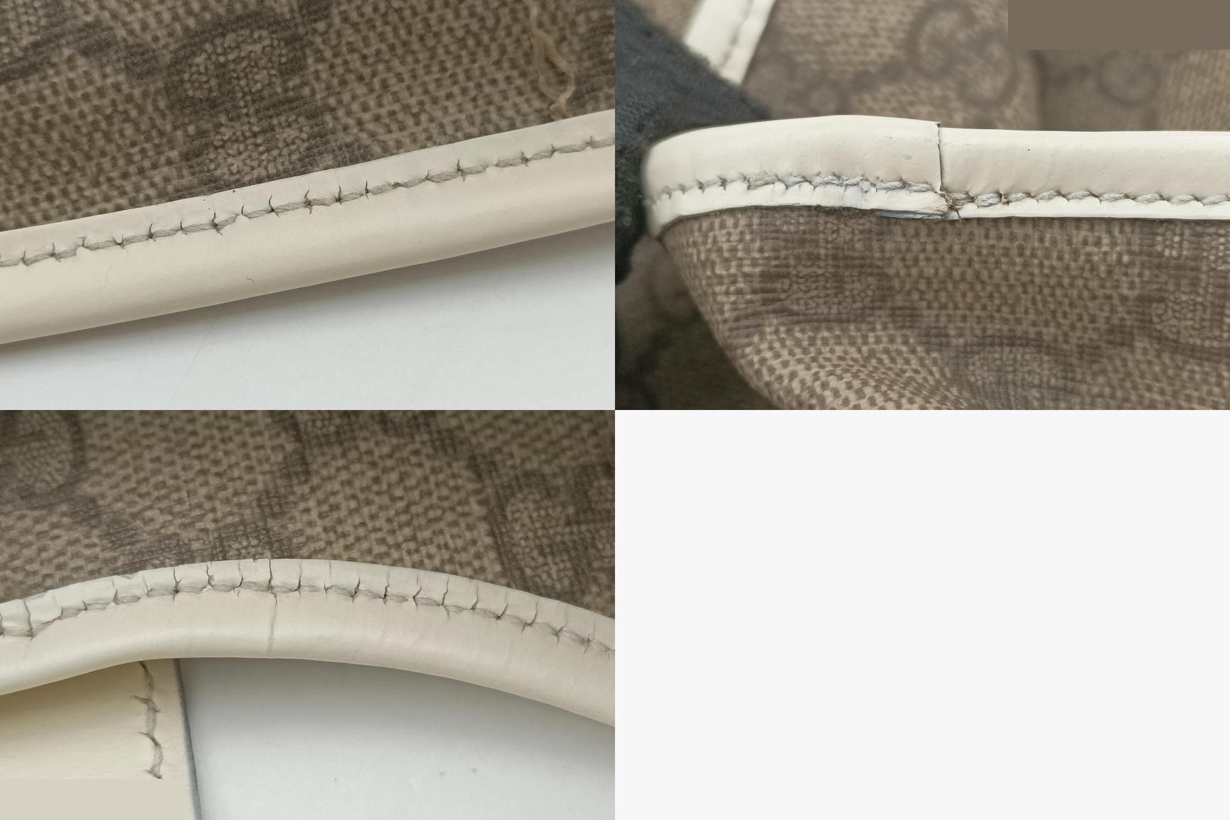 New Jackie PVC Coated Canvas x Leather Brown x White — view 11