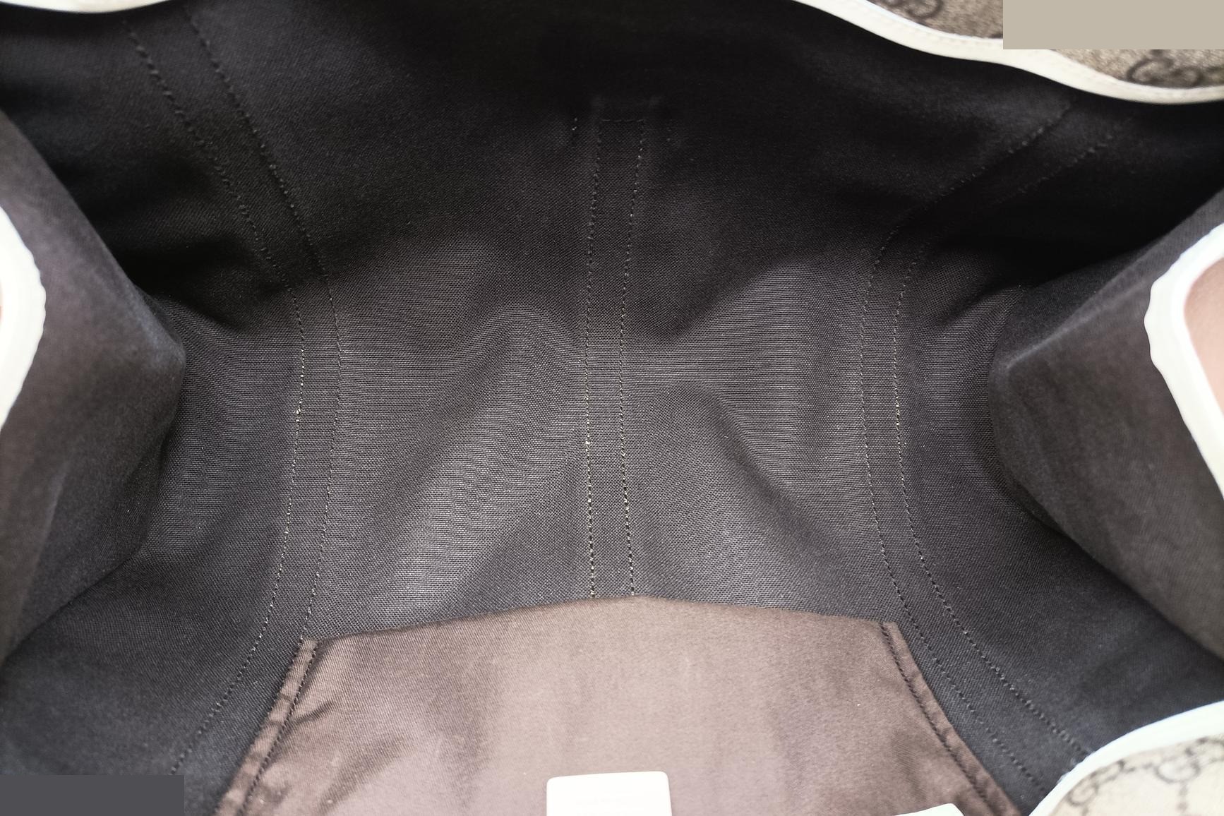 New Jackie PVC Coated Canvas x Leather Brown x White — view 6