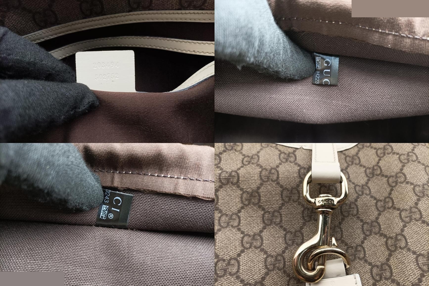 New Jackie PVC Coated Canvas x Leather Brown x White — view 8