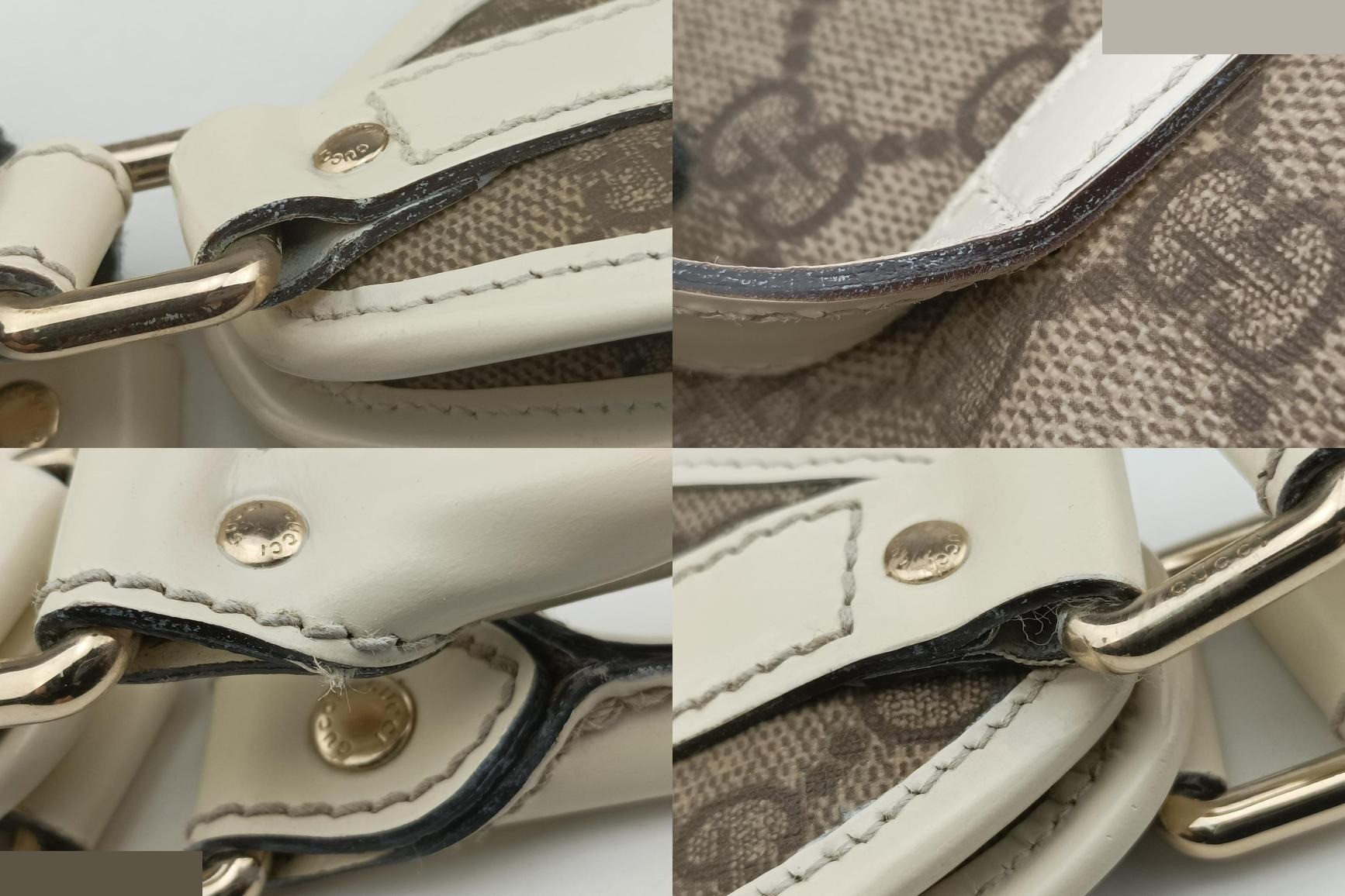New Jackie PVC Coated Canvas x Leather Brown x White — view 10