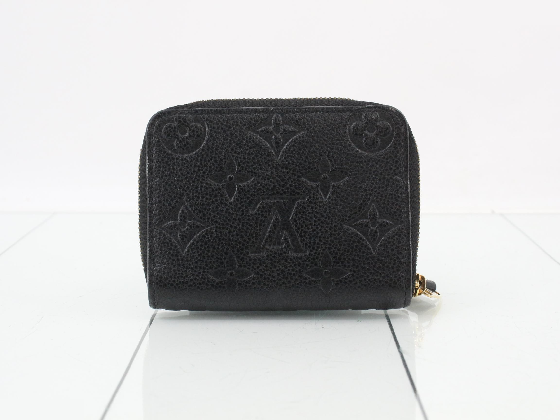 Zippy Coin Purse, Noir, with Box — view 2