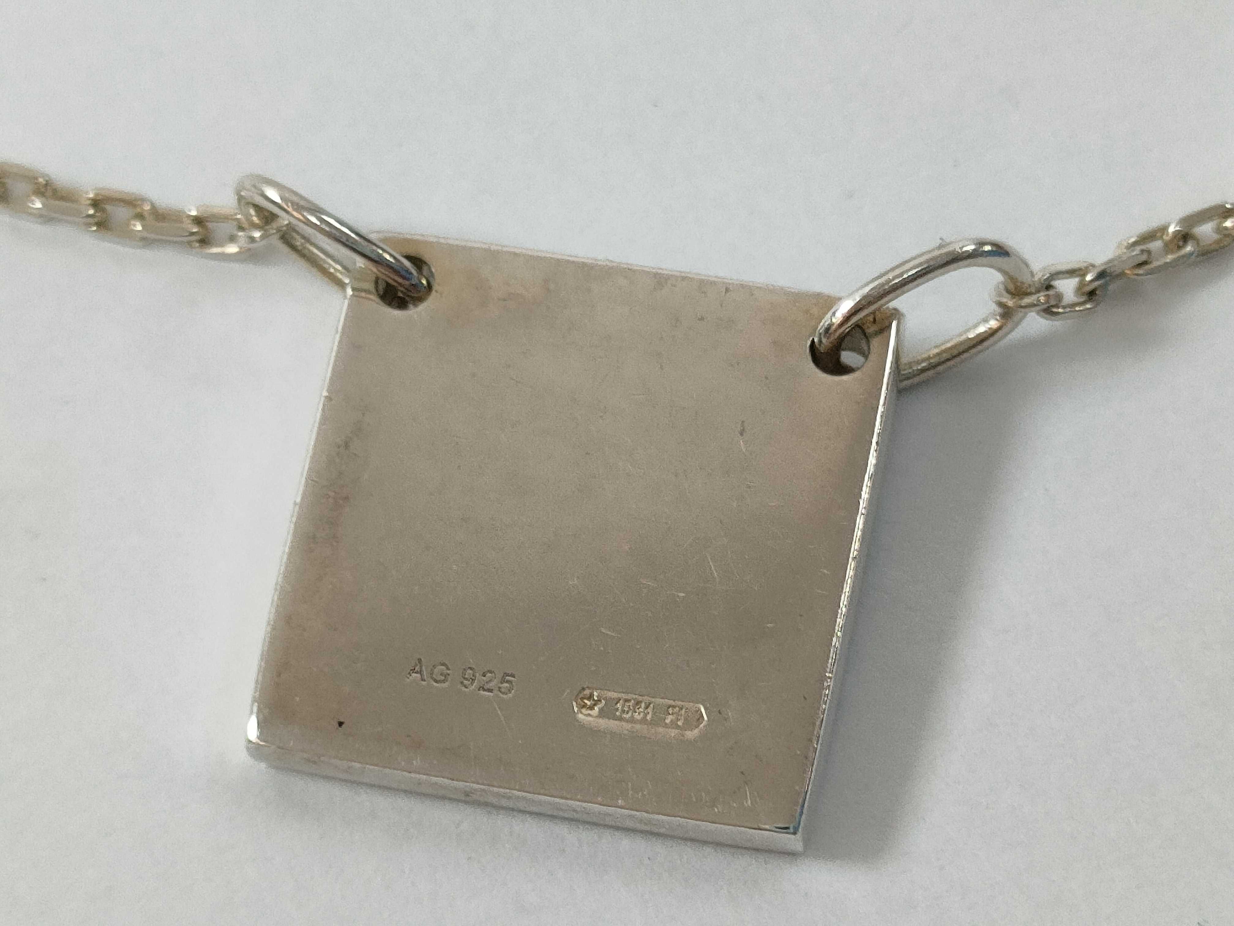 Square Plate Bracelet #19 AG925 5.5g Bracelet/Bangle — view 7