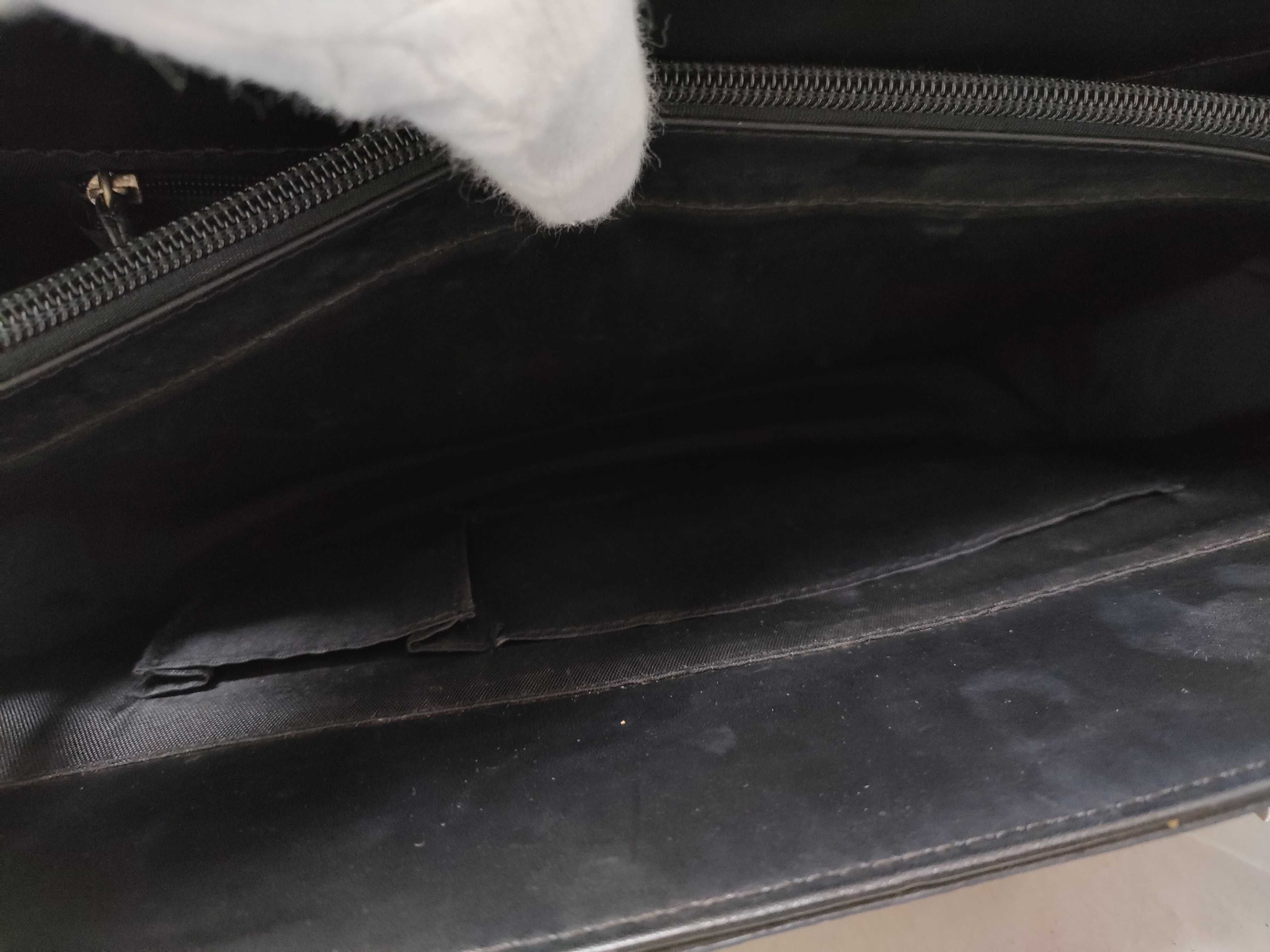 Tote Bag Leather Black Tote Bag — view 11