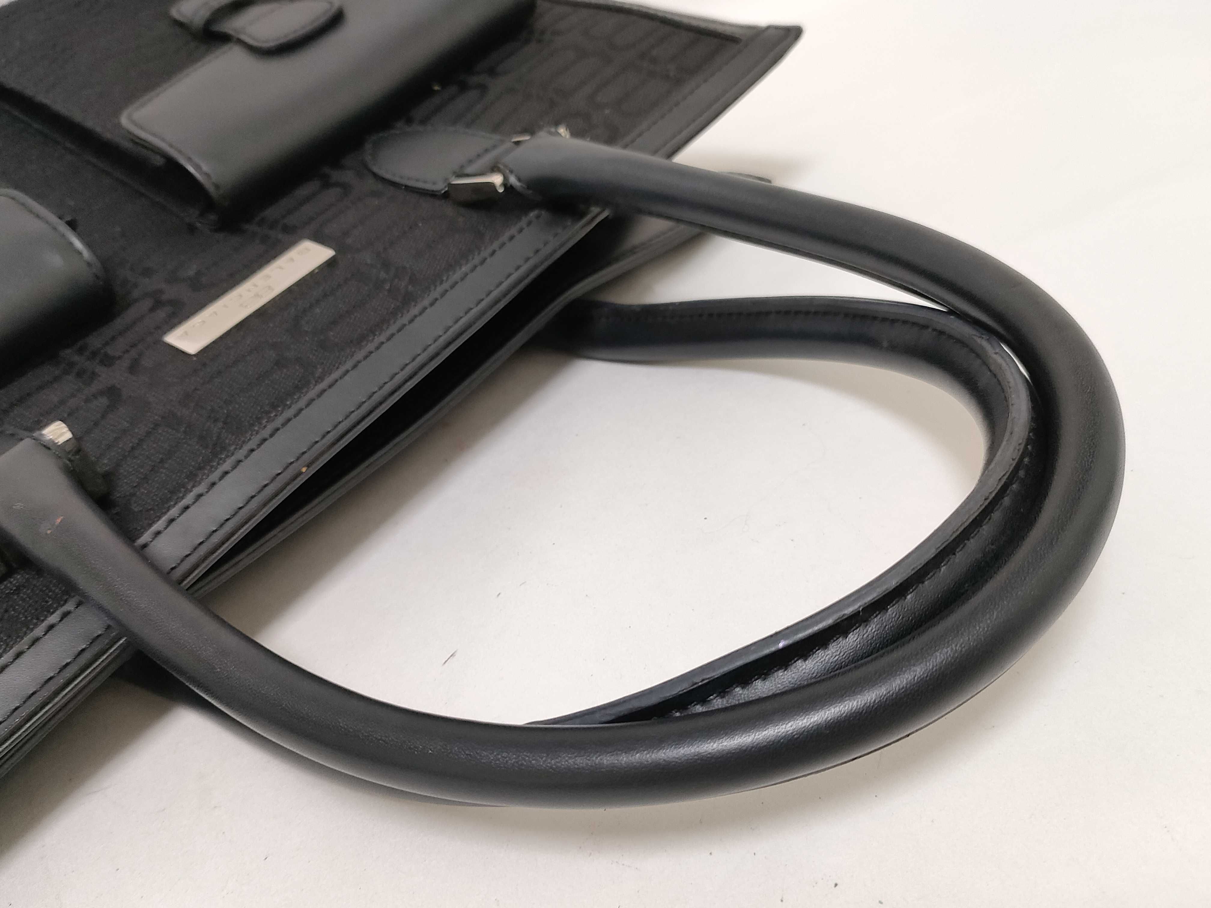 Tote Bag Leather Black Tote Bag — view 3