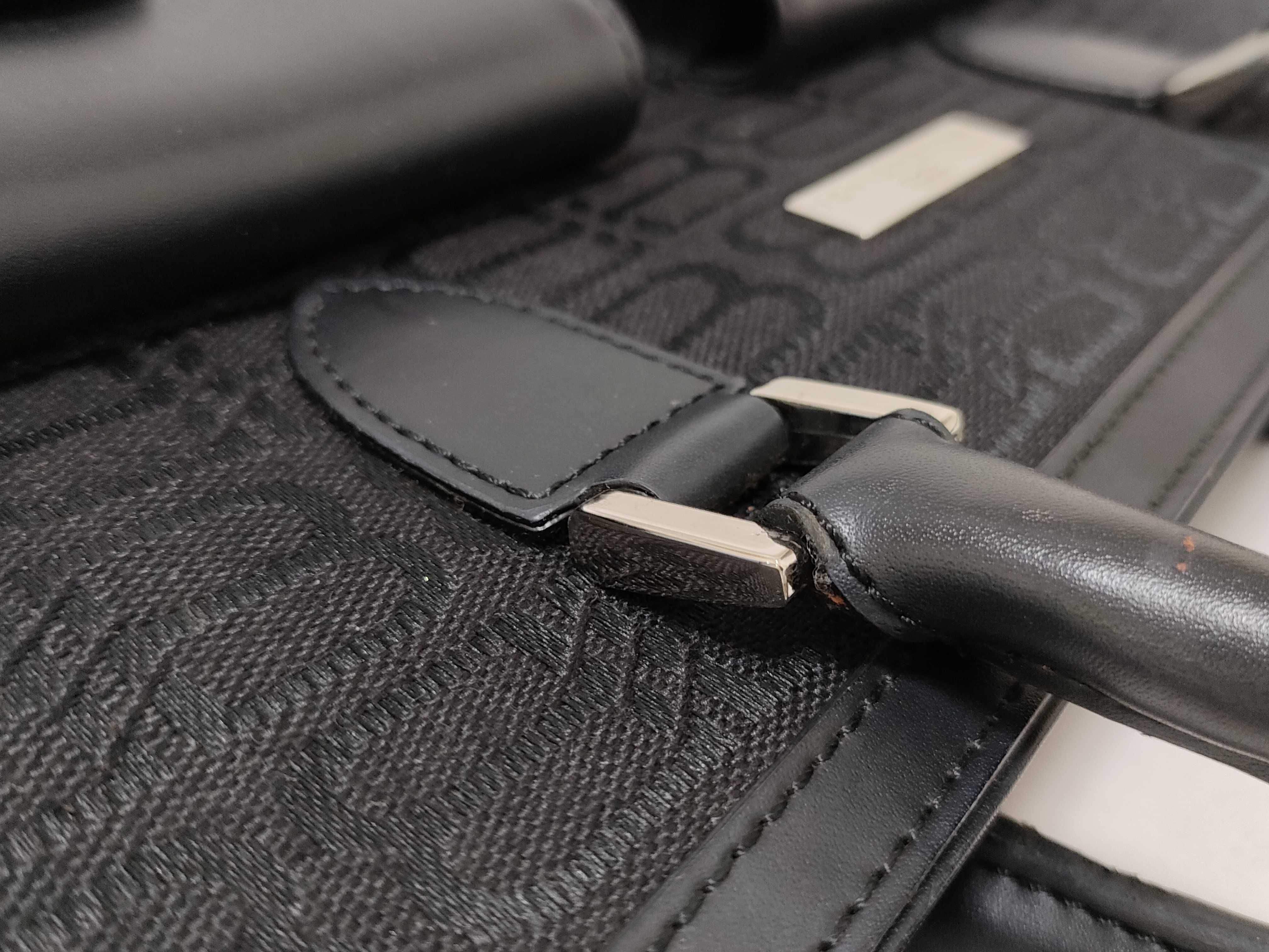 Tote Bag Leather Black Tote Bag — view 5