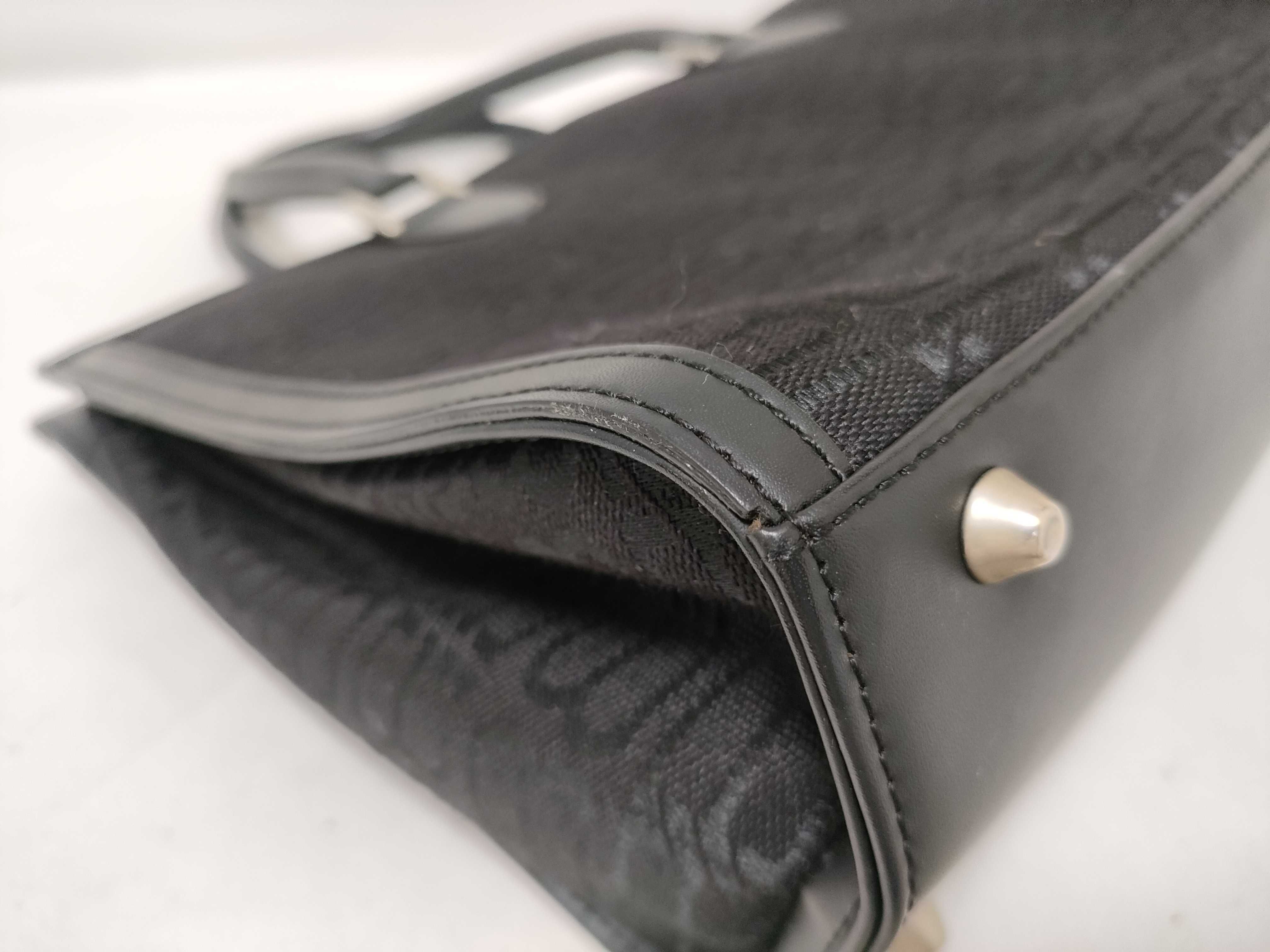 Tote Bag Leather Black Tote Bag — view 6