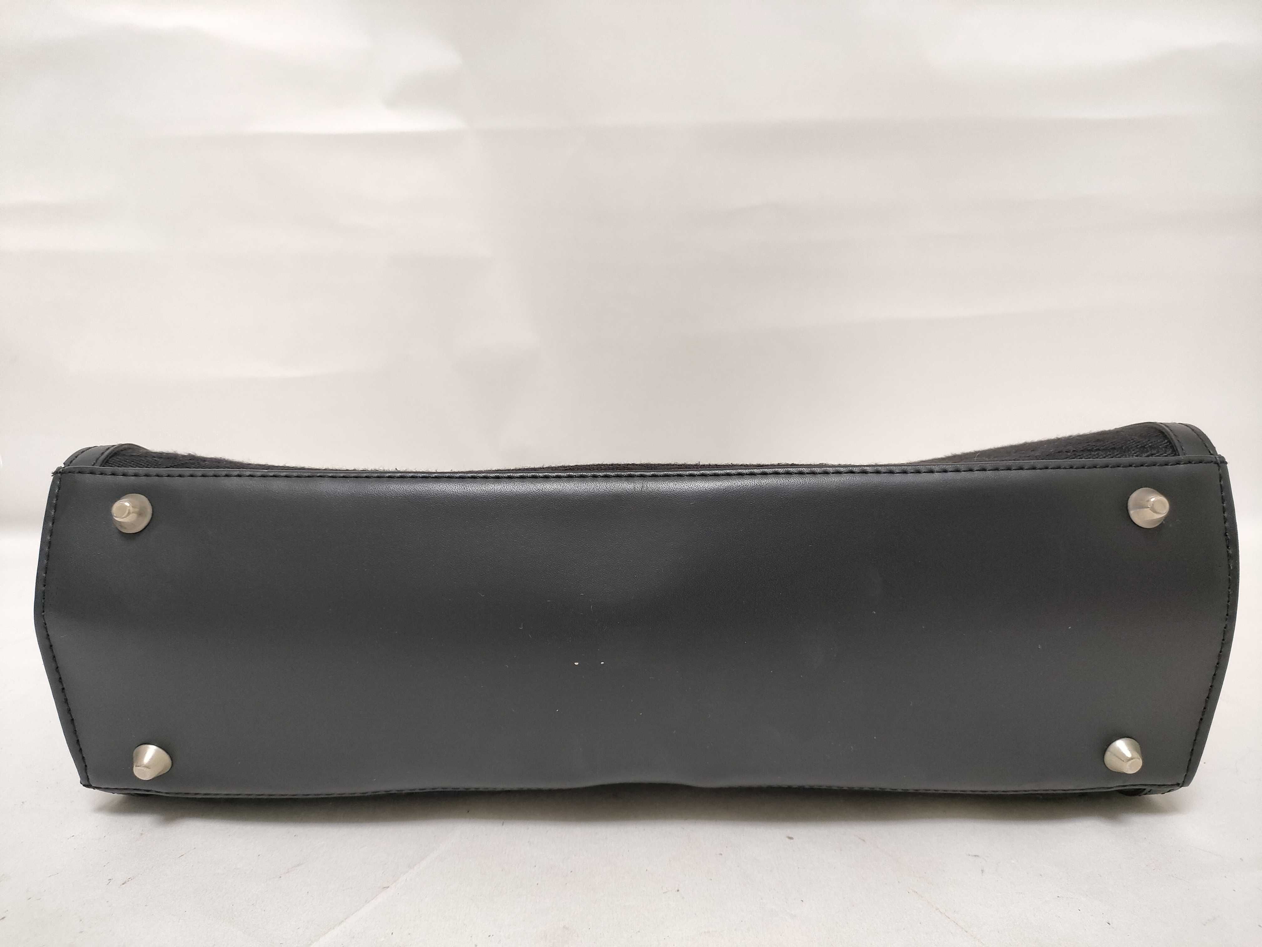 Tote Bag Leather Black Tote Bag — view 7