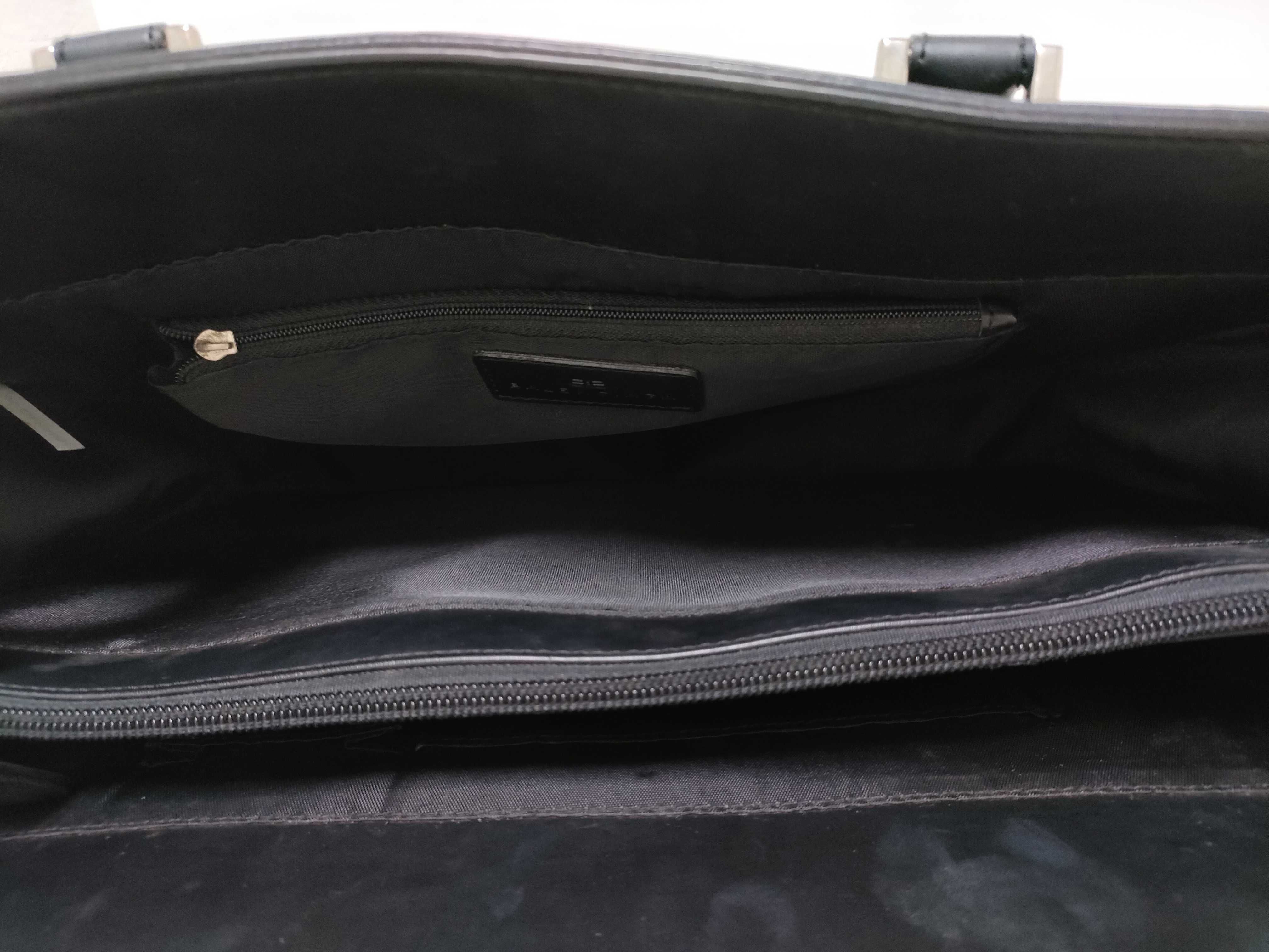 Tote Bag Leather Black Tote Bag — view 9