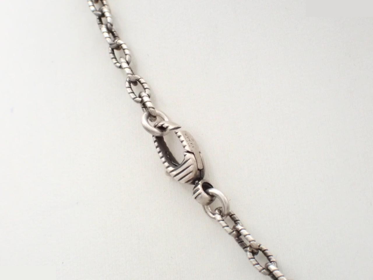 Interlocking Arabesque Necklace, Sterling Silver 925 / 17.6g — view 2