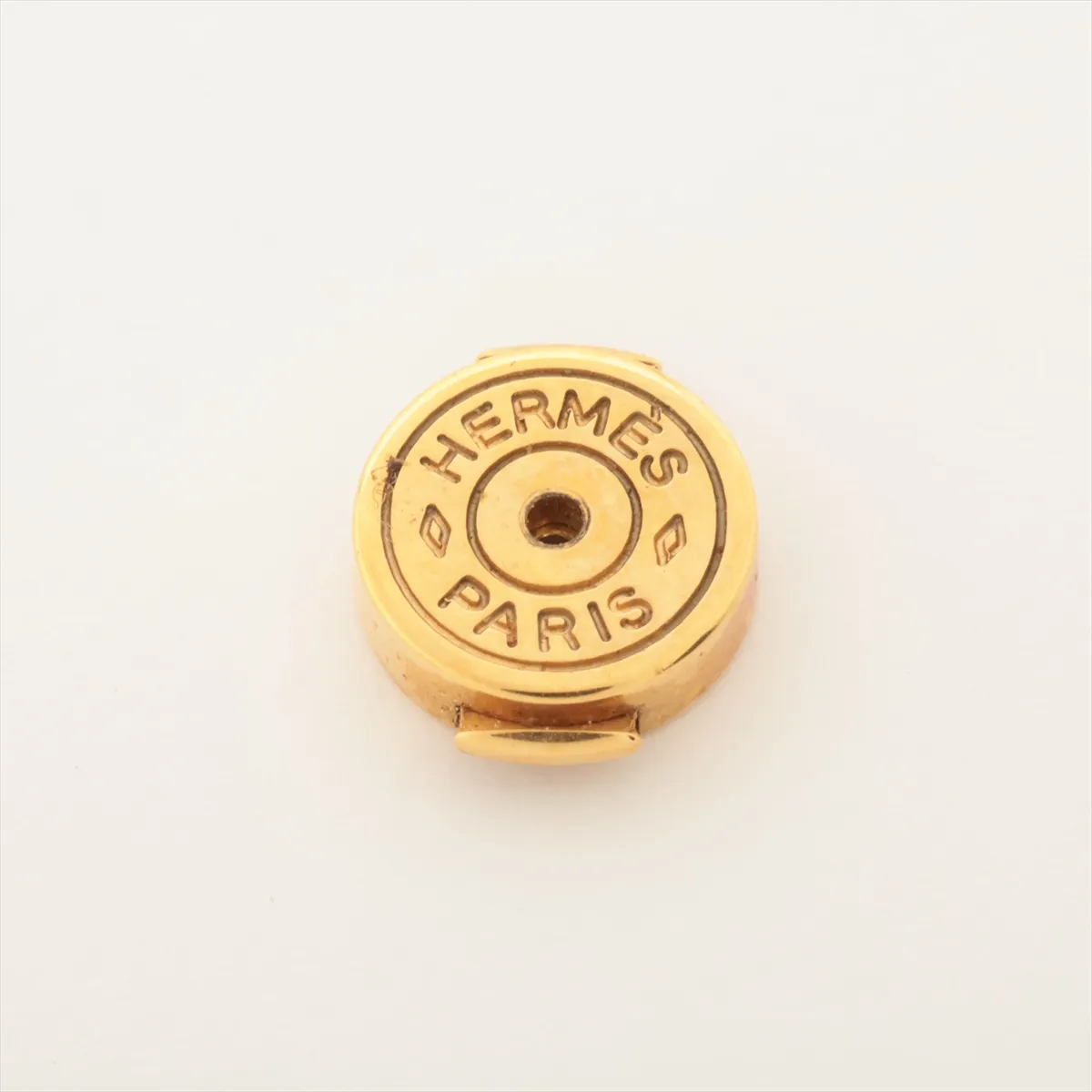Pop H Earrings (Pair) GP Gold x Pink. Damage: Dents, melting, — view 5