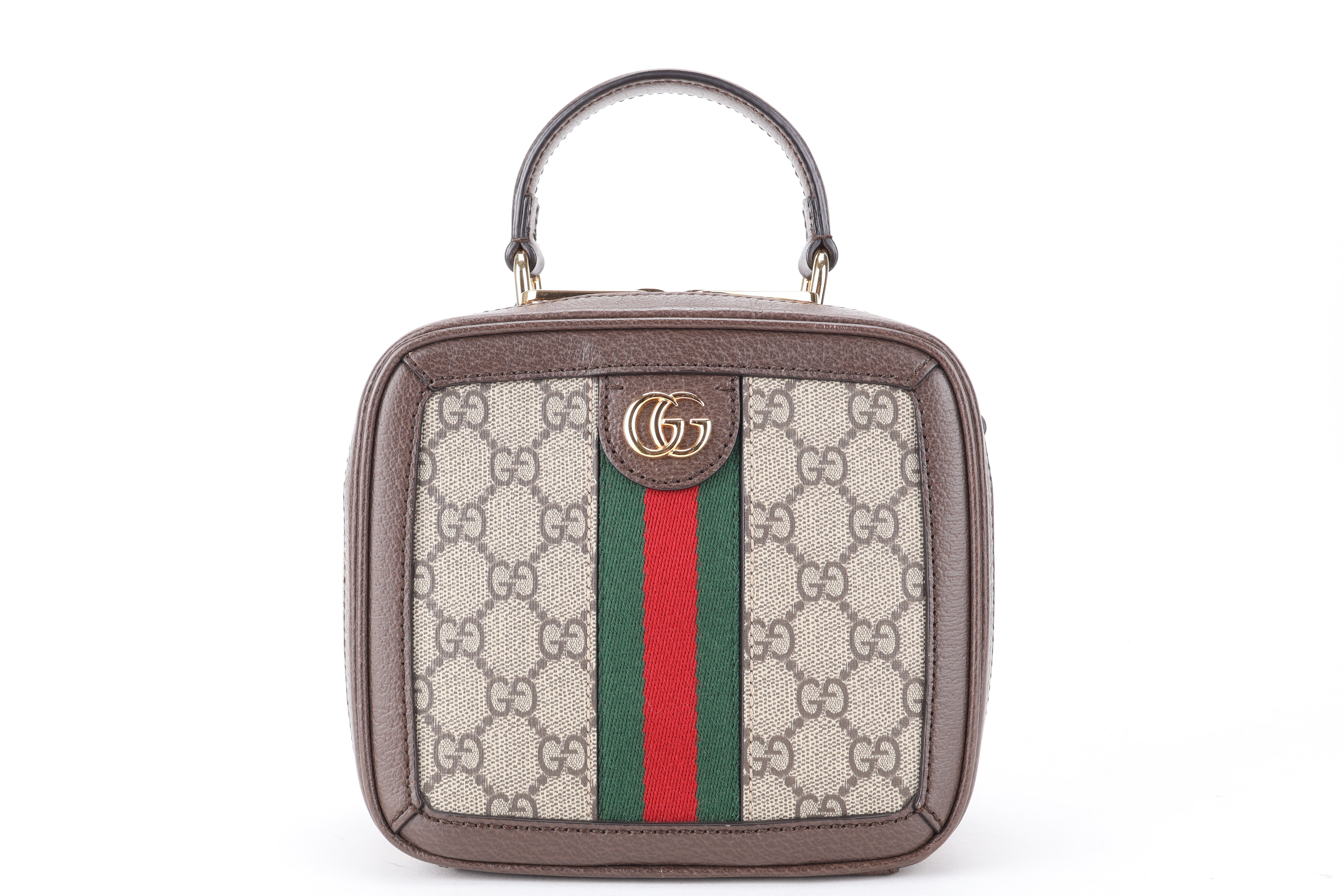 OPHIDIA MINI TOP HANDLE BAG GHW