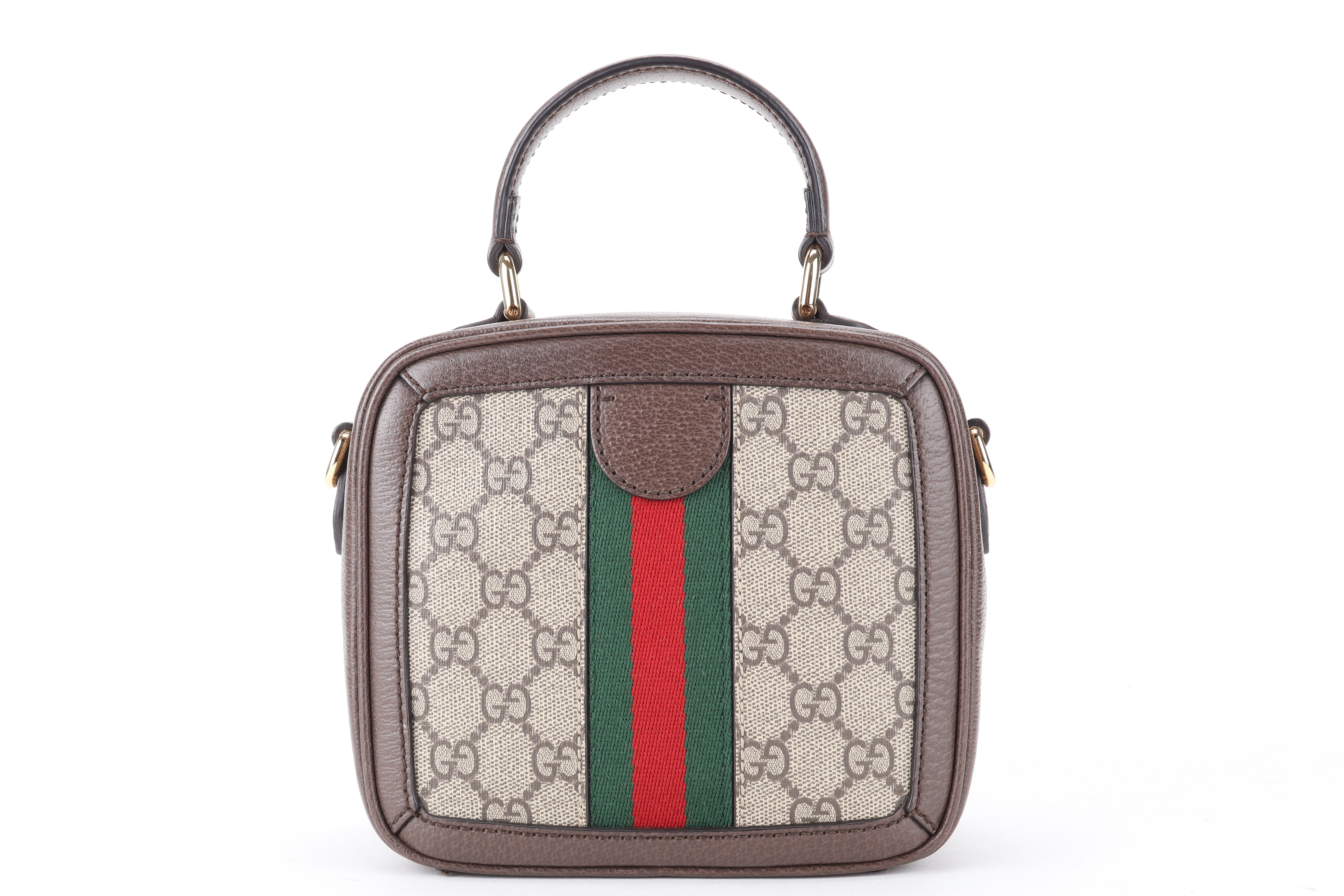 OPHIDIA MINI TOP HANDLE BAG GHW — view 2