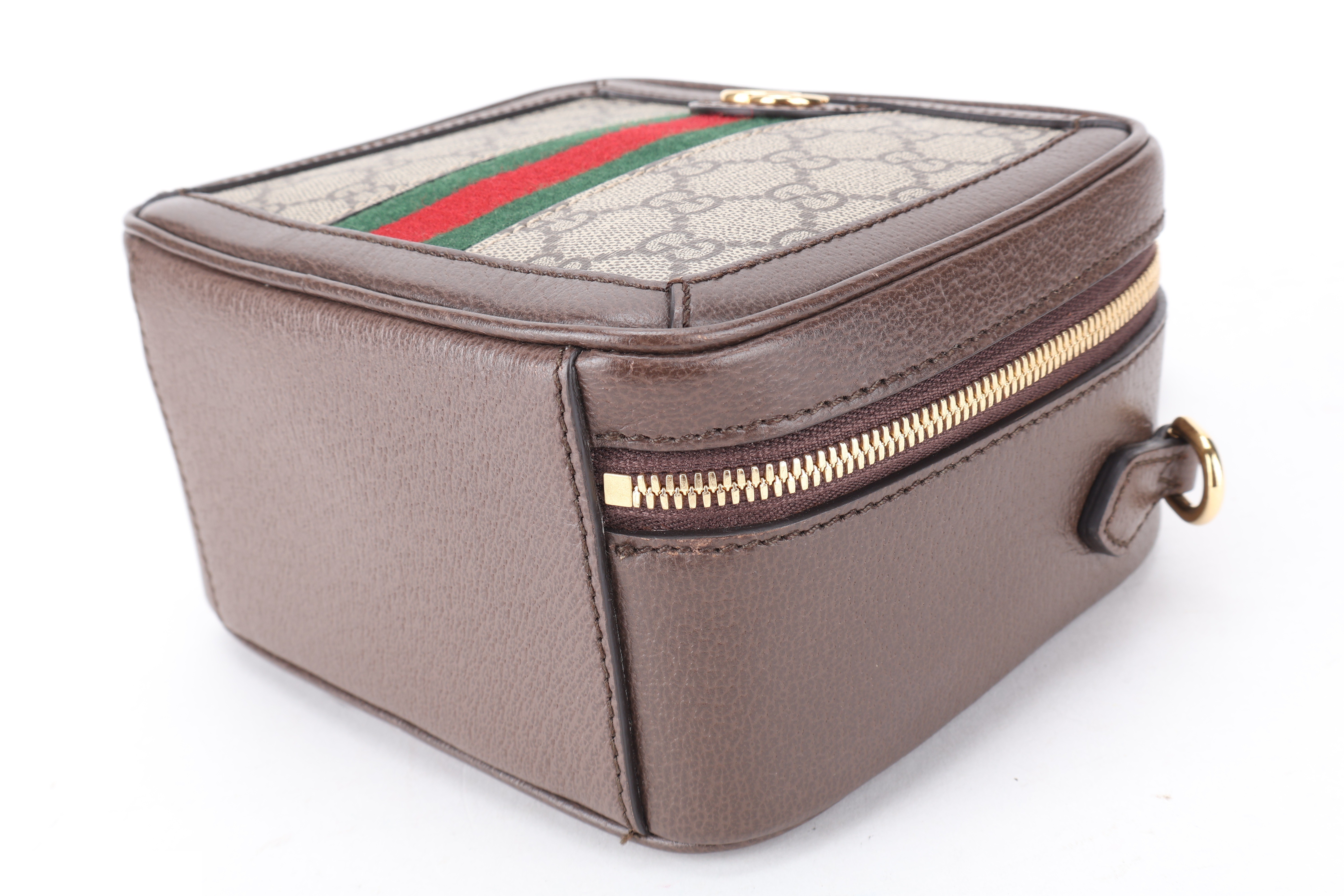 OPHIDIA MINI TOP HANDLE BAG GHW — view 3