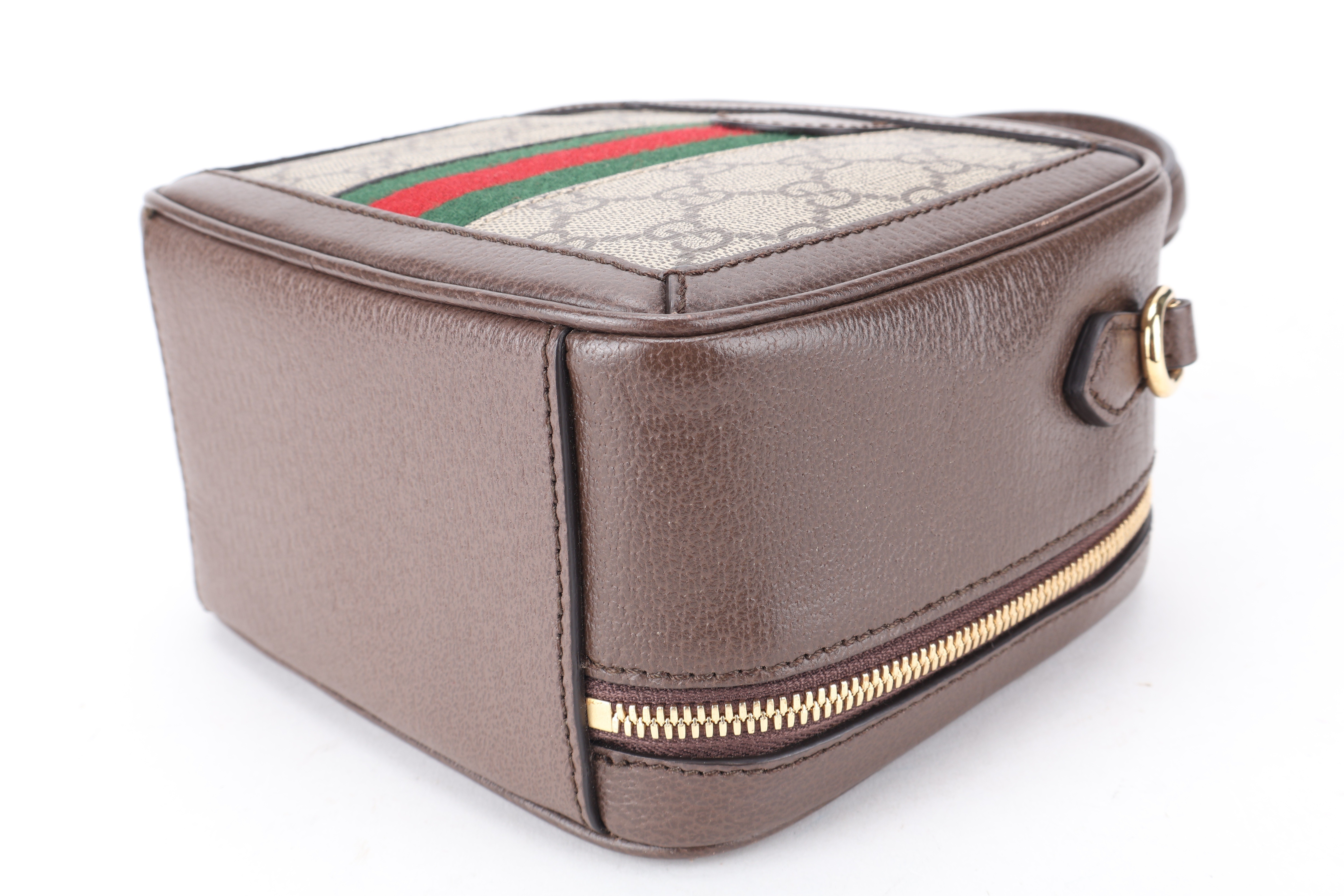 OPHIDIA MINI TOP HANDLE BAG GHW — view 4