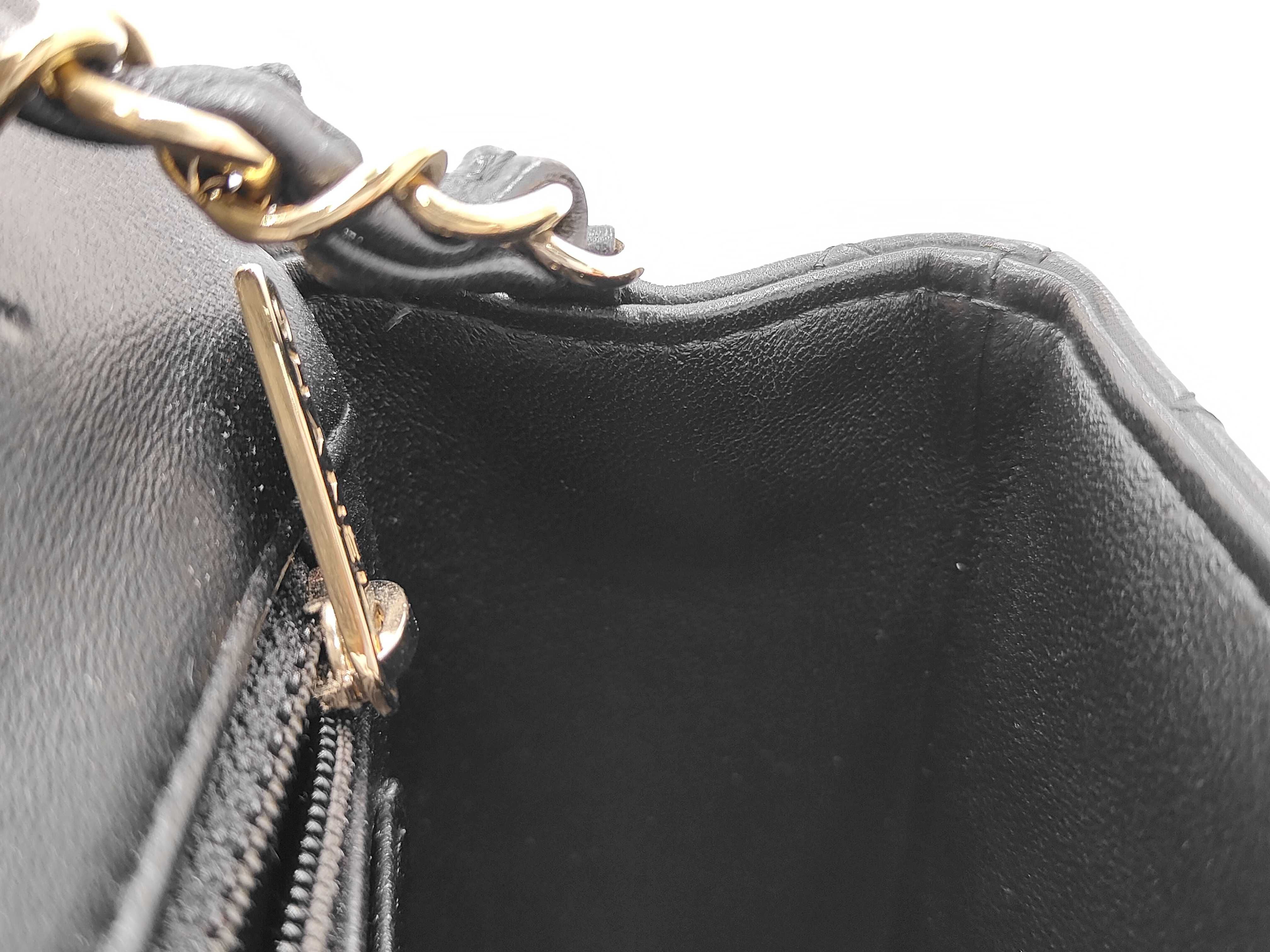 Mini Matelassé Black Shoulder Bag — view 9